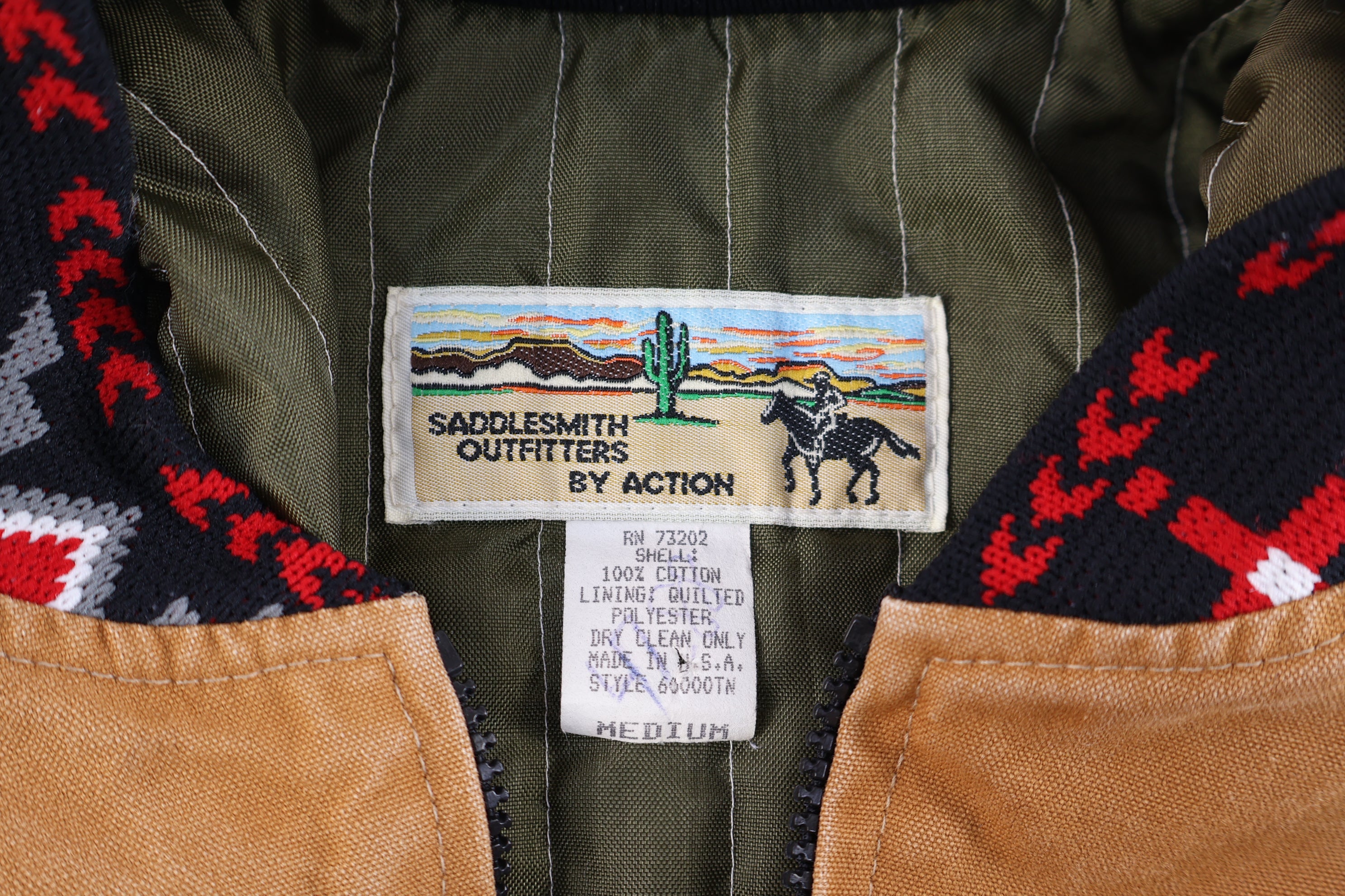 90's Saddlesmith Outfitters Full Zip Jacket