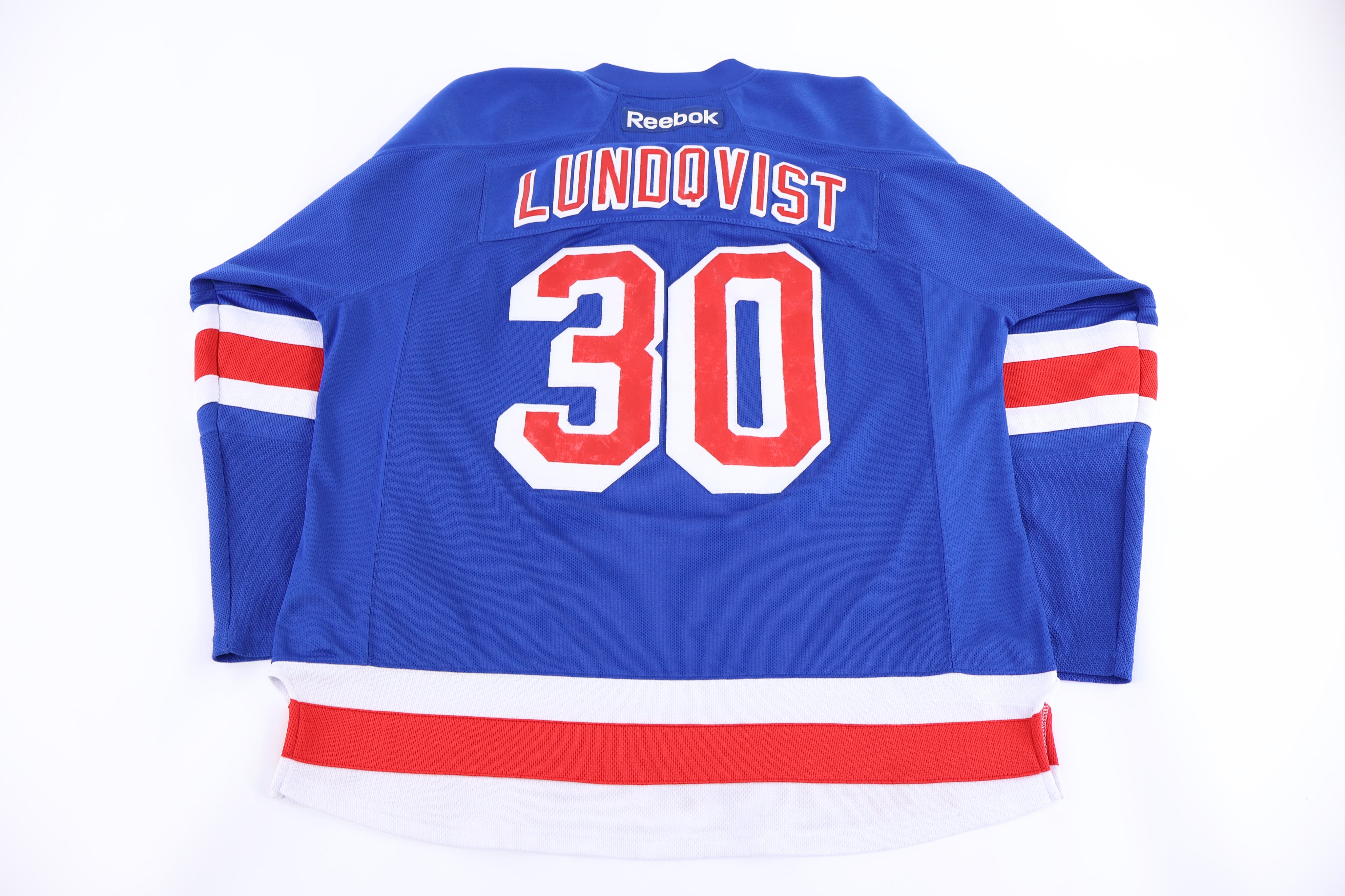 Reebok New York Rangers Henrik Lundqvist Hockey Jersey