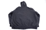 Carhartt Logo Patch Black Full Zip Jacket