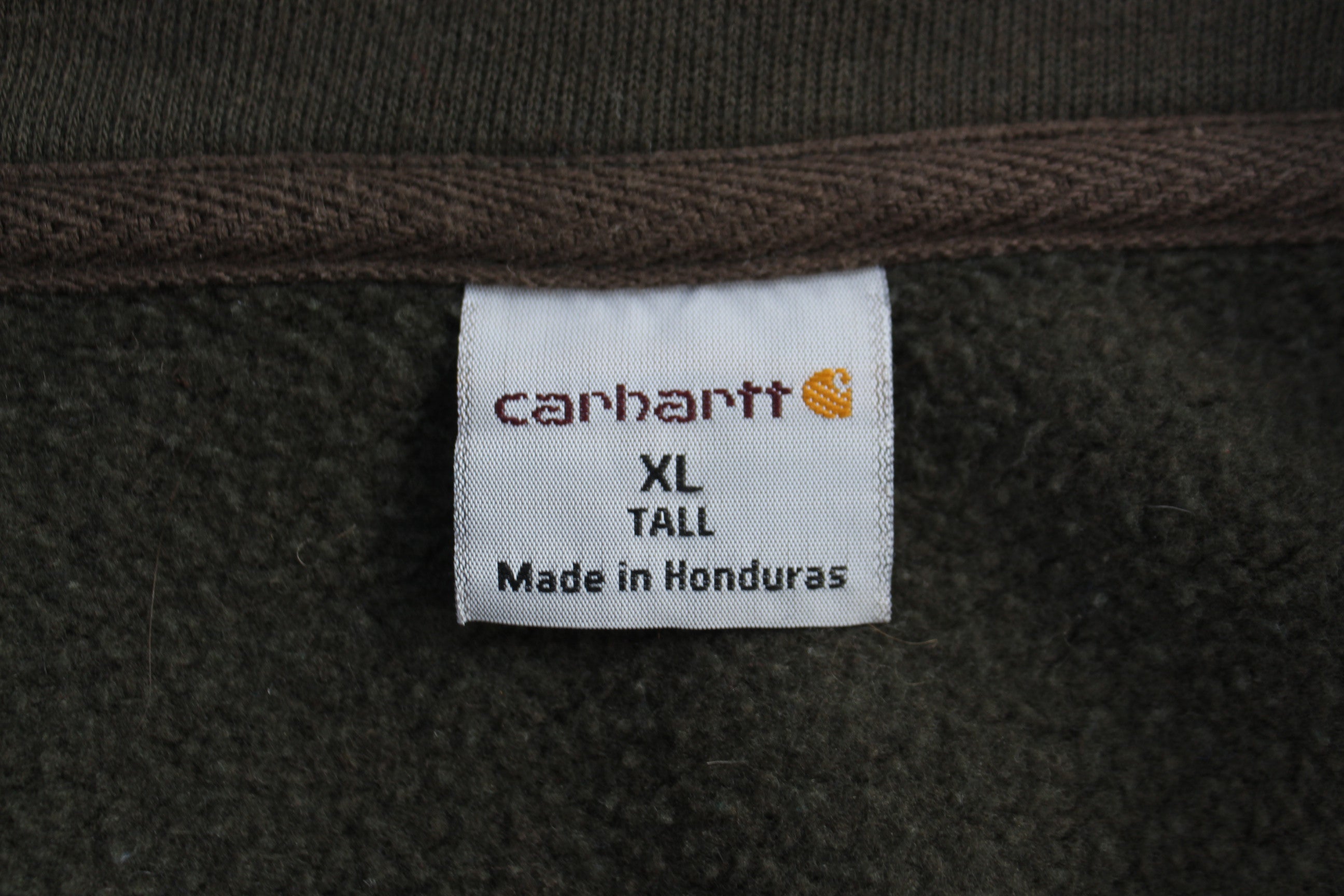 Carhartt Logo Patch Green Full Zip Jacket