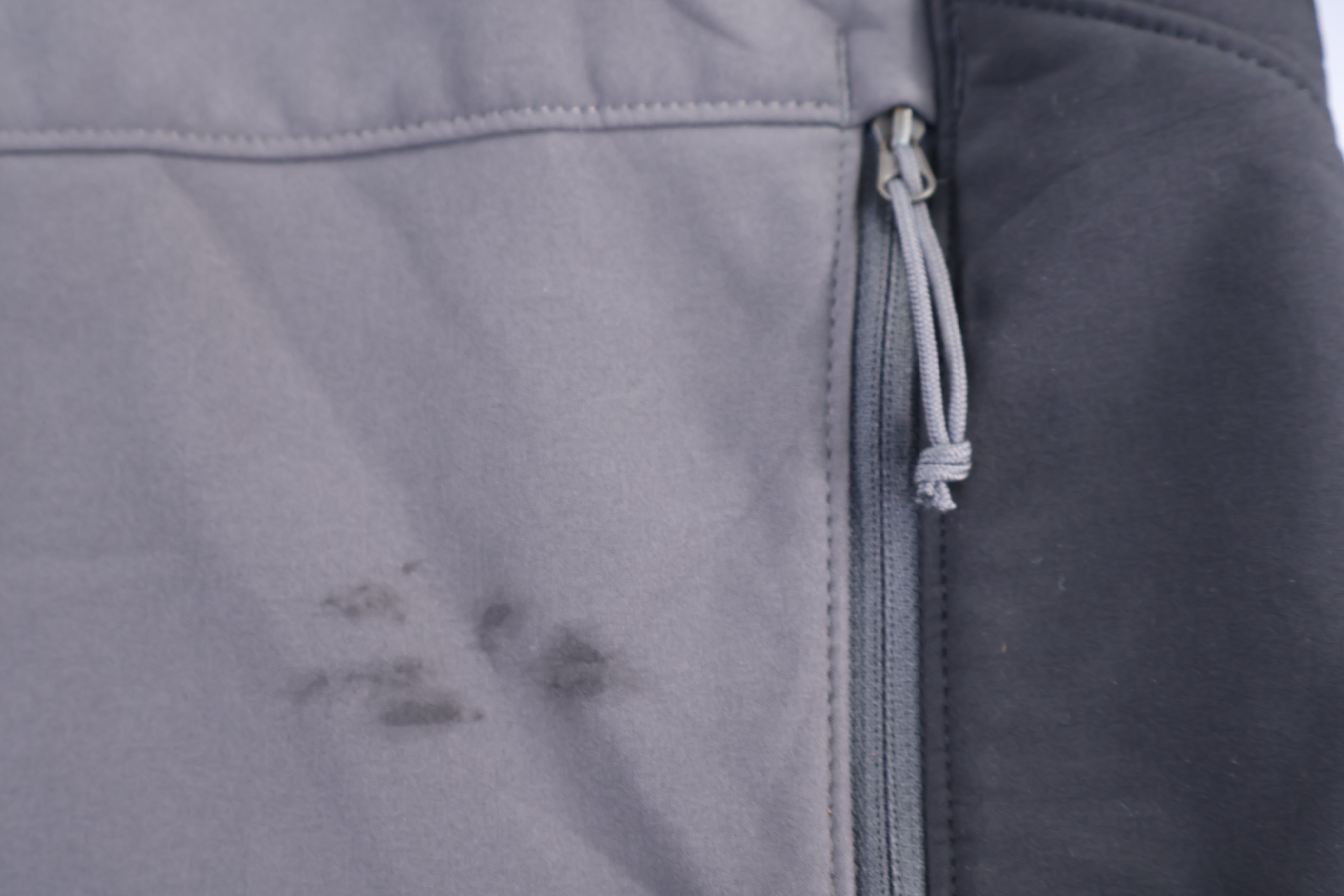 The North Face Embroidered Logo Grey & Black Full Zip Jacket
