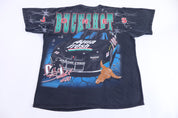 90's Buckshot Jones Racing All Over Graphic T-shirt