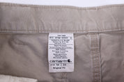 Carhartt Logo Patch Tan Shorts