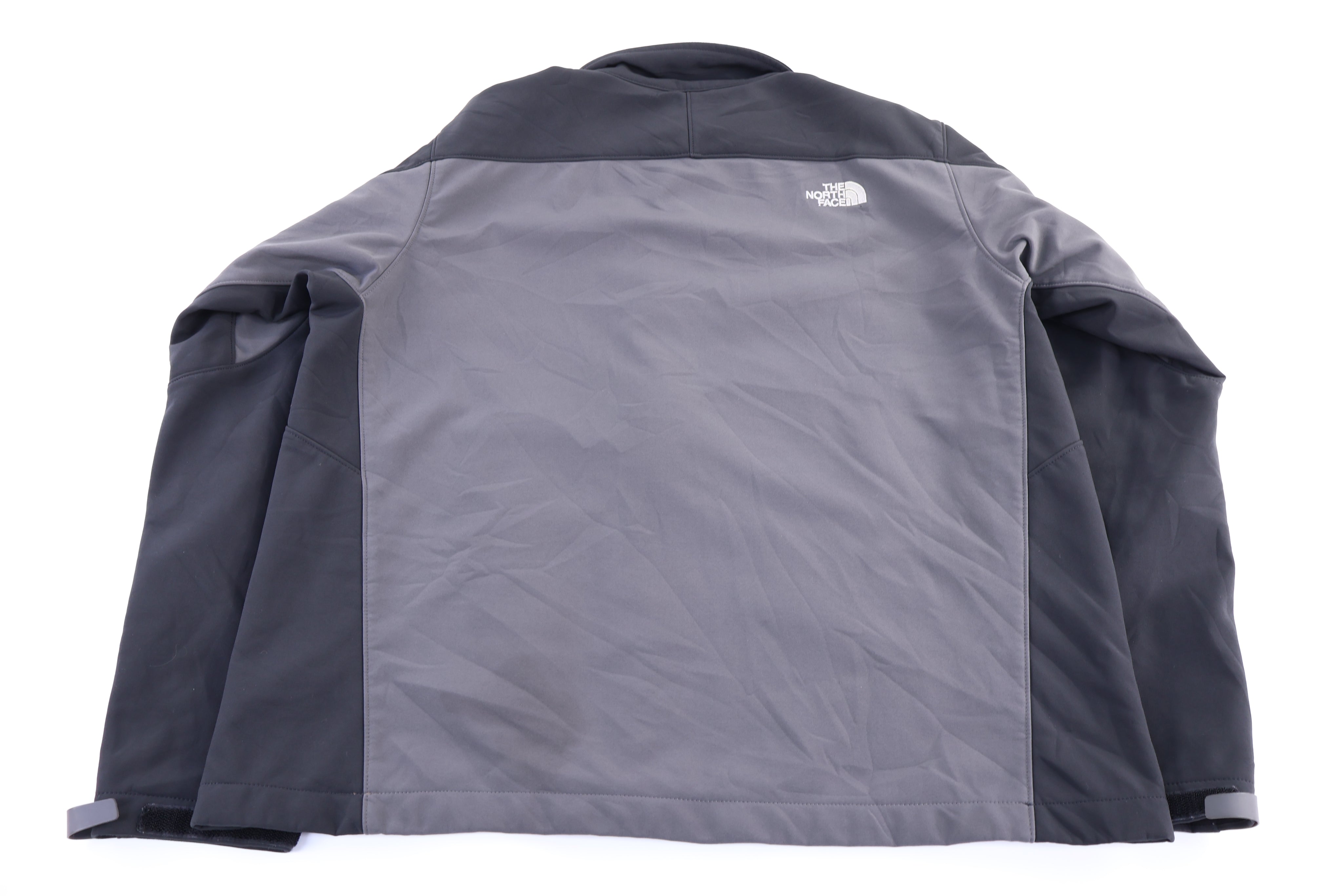 The North Face Embroidered Logo Grey & Black Full Zip Jacket