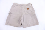 Carhartt Logo Patch Tan Shorts