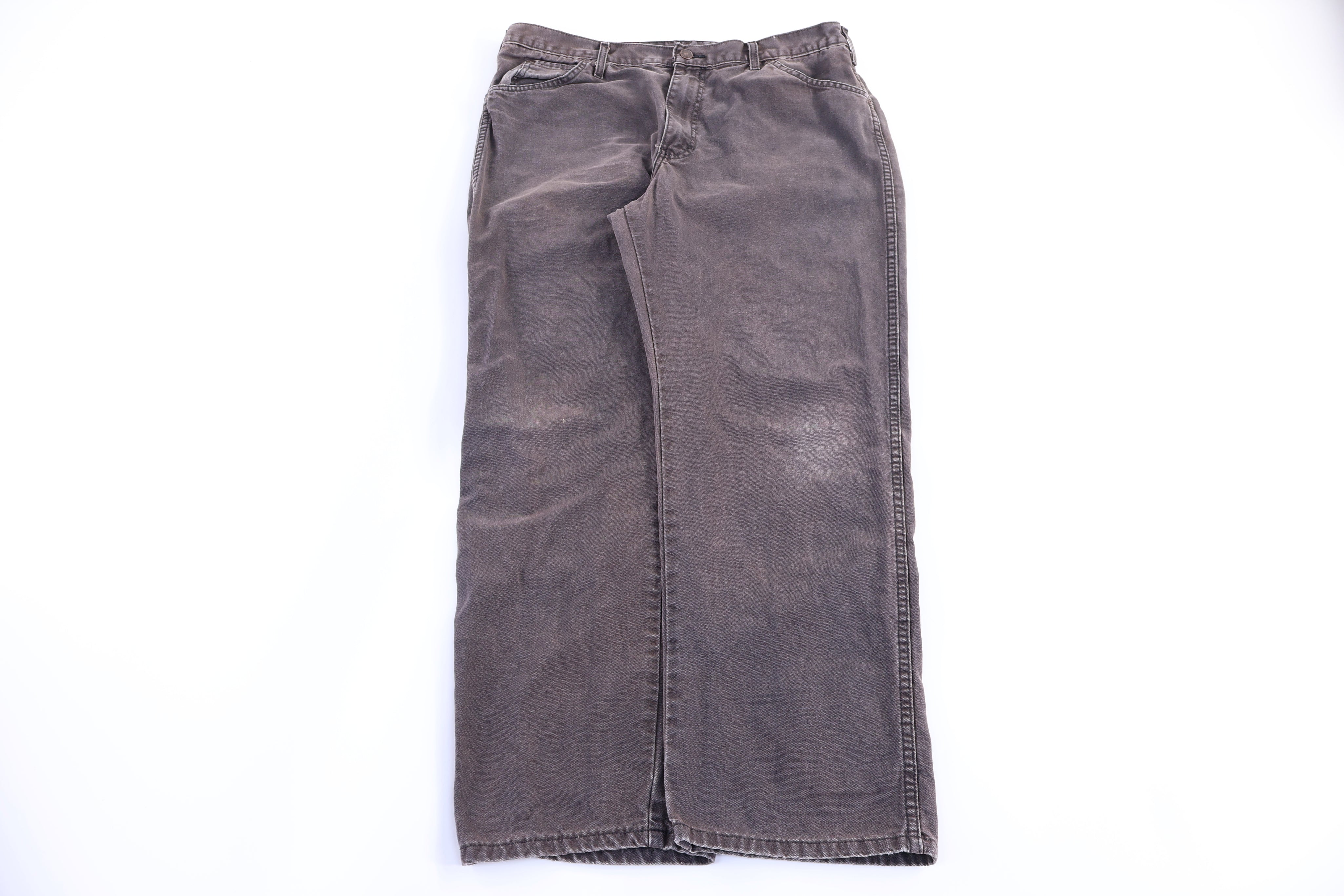 Dickies Logo Patch Grey Carpenter Pants