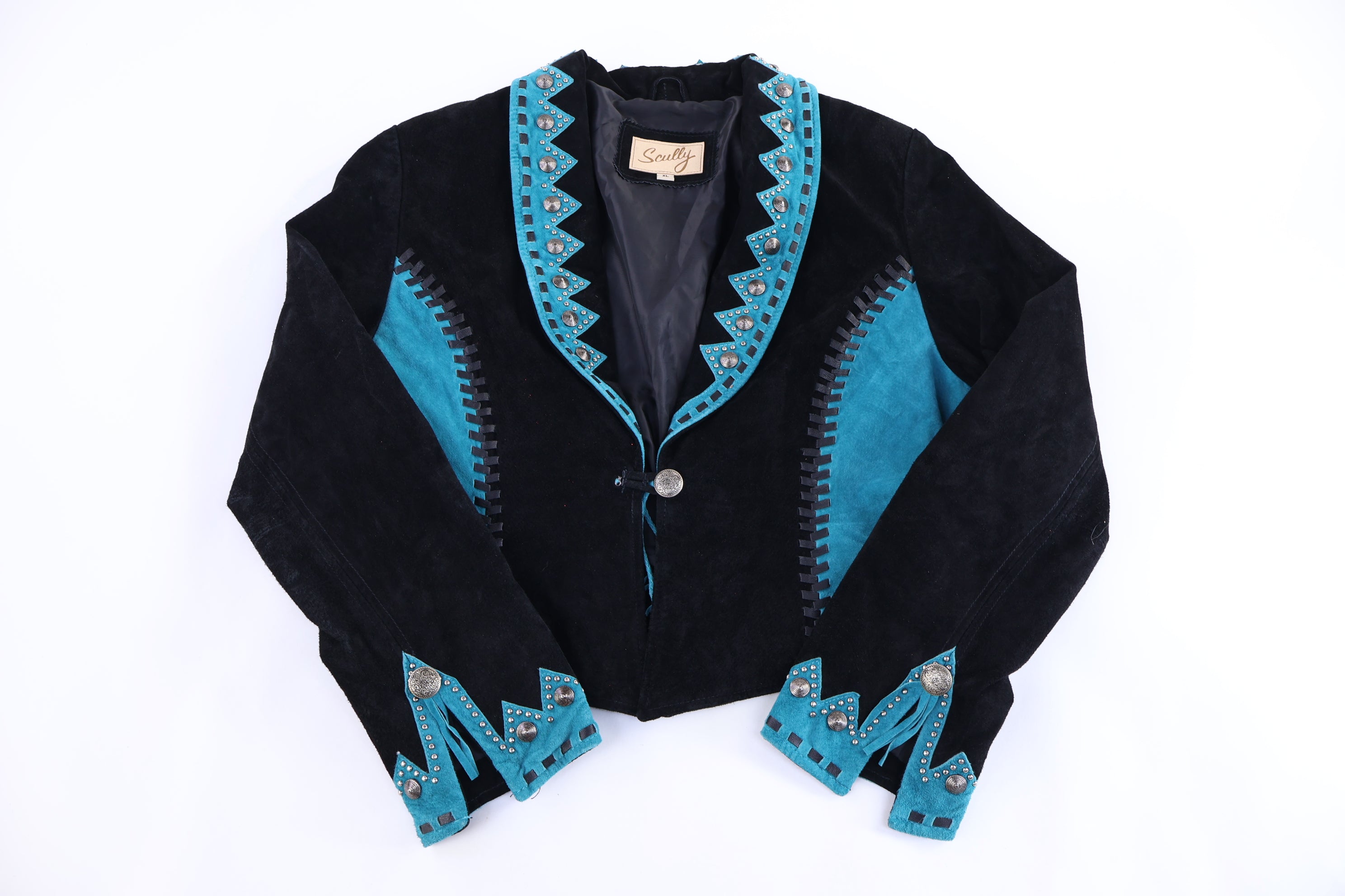Womne's Vintage Scully Western Leather Suede Jacket