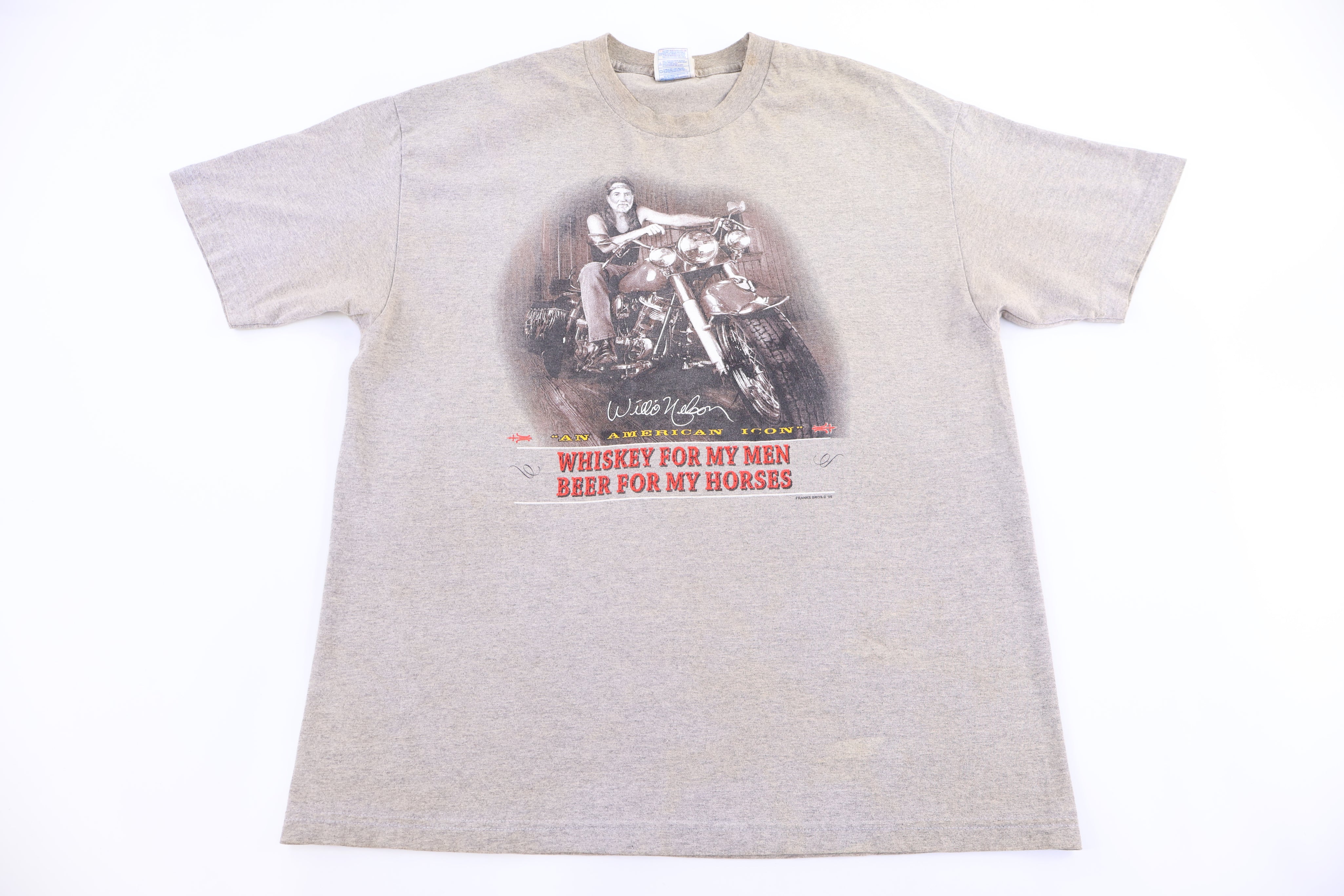90's Willie Nelson Born For Trouble T-shirt