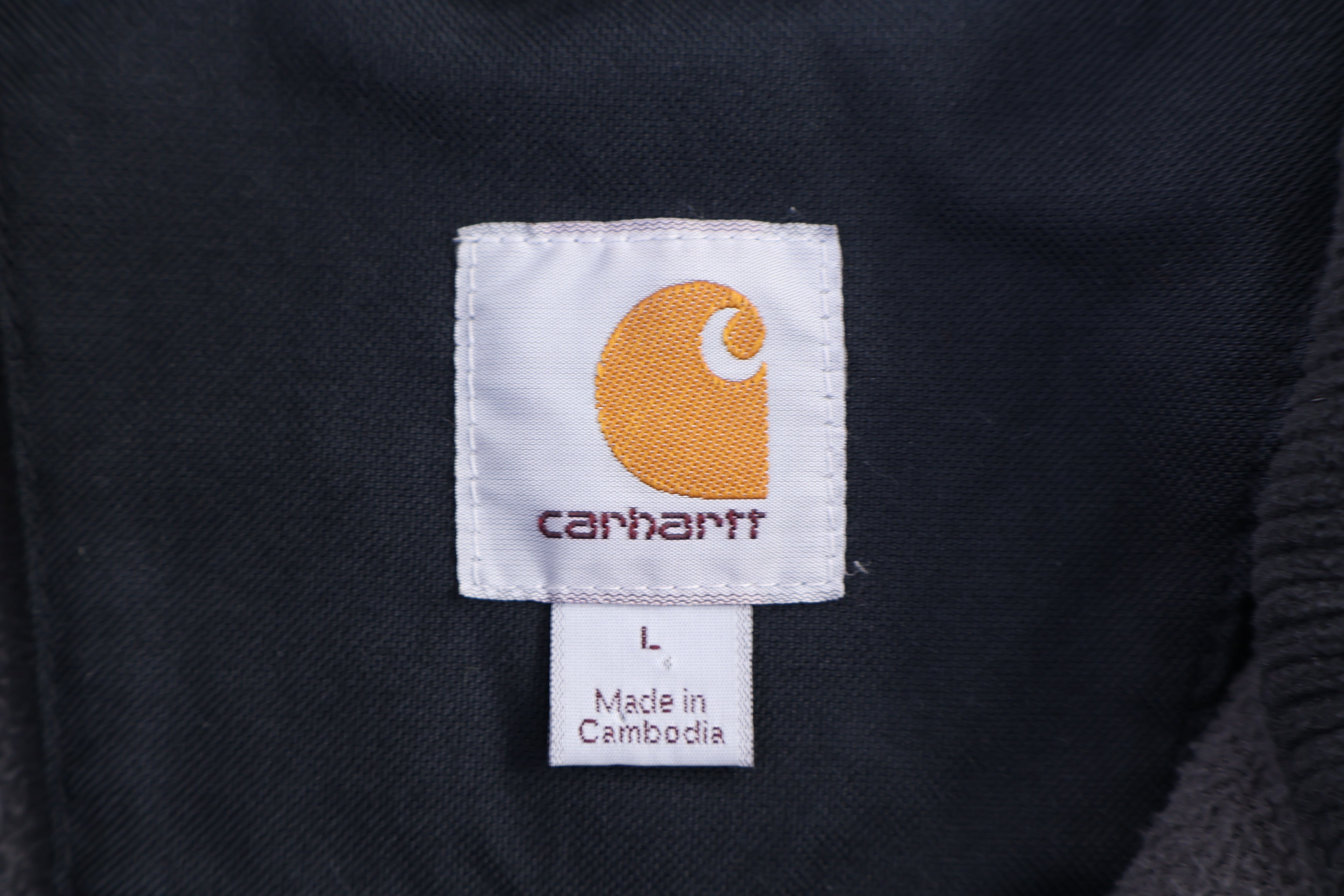 Carhartt Logo Patch Grey Full Zip Jacket