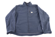 Carhartt Logo Patch Grey Full Zip Jacket