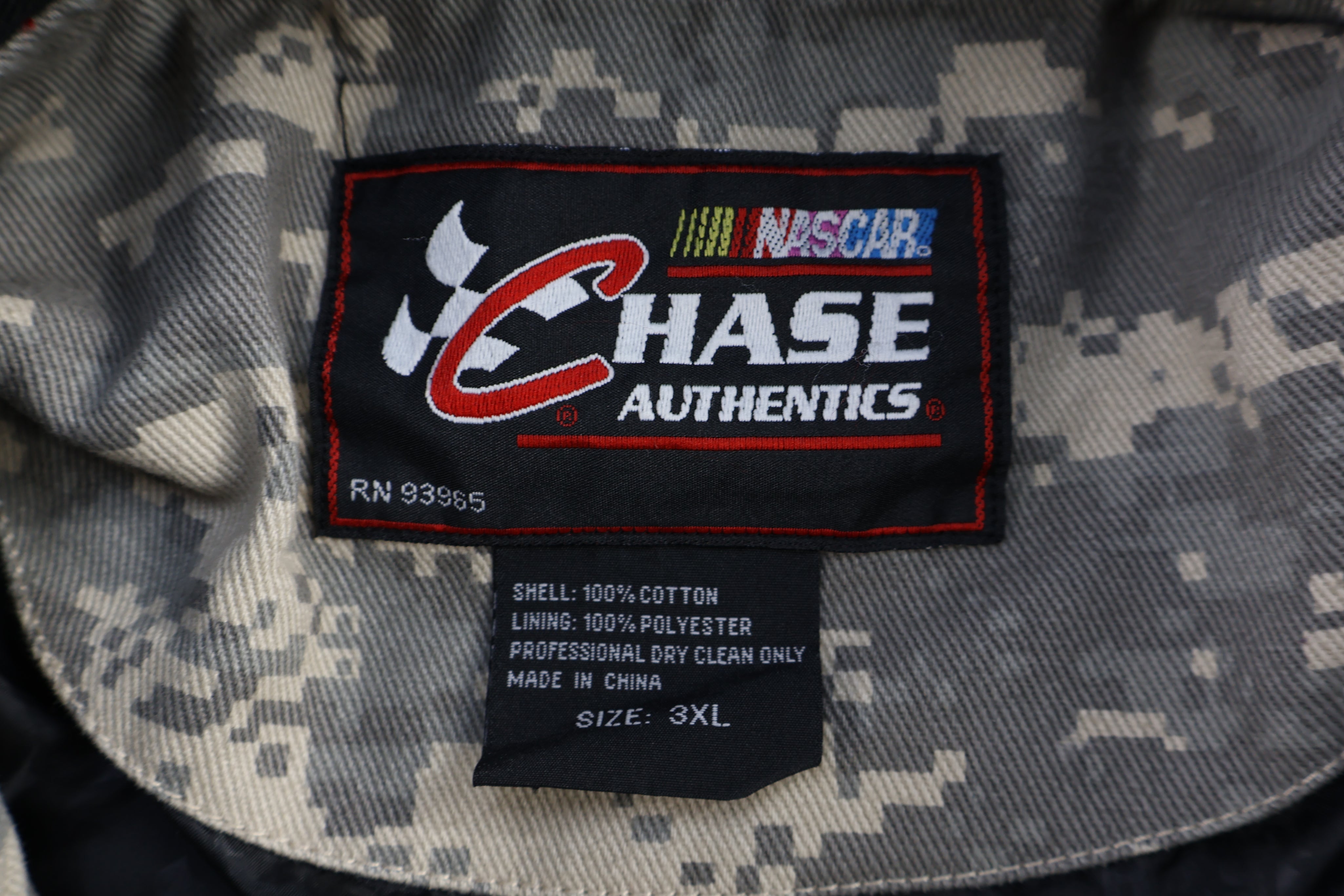 Nascar National Guard Camo Full Zip Racing Jacket