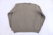 Polo by Ralph Lauren Embroidered Logo Brown Knit Sweater