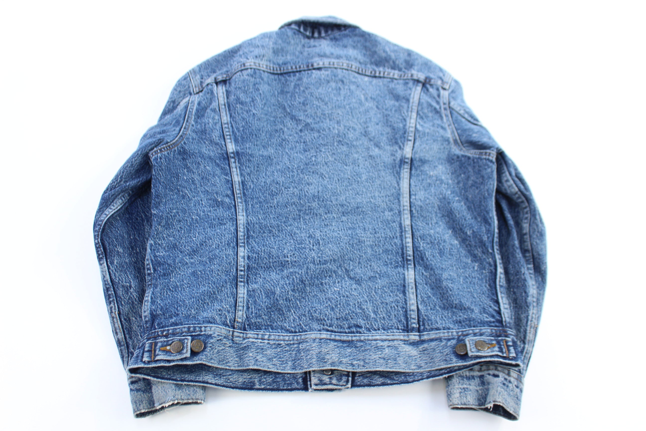 90's Lee Acid Wash Denim Trucker Jacket