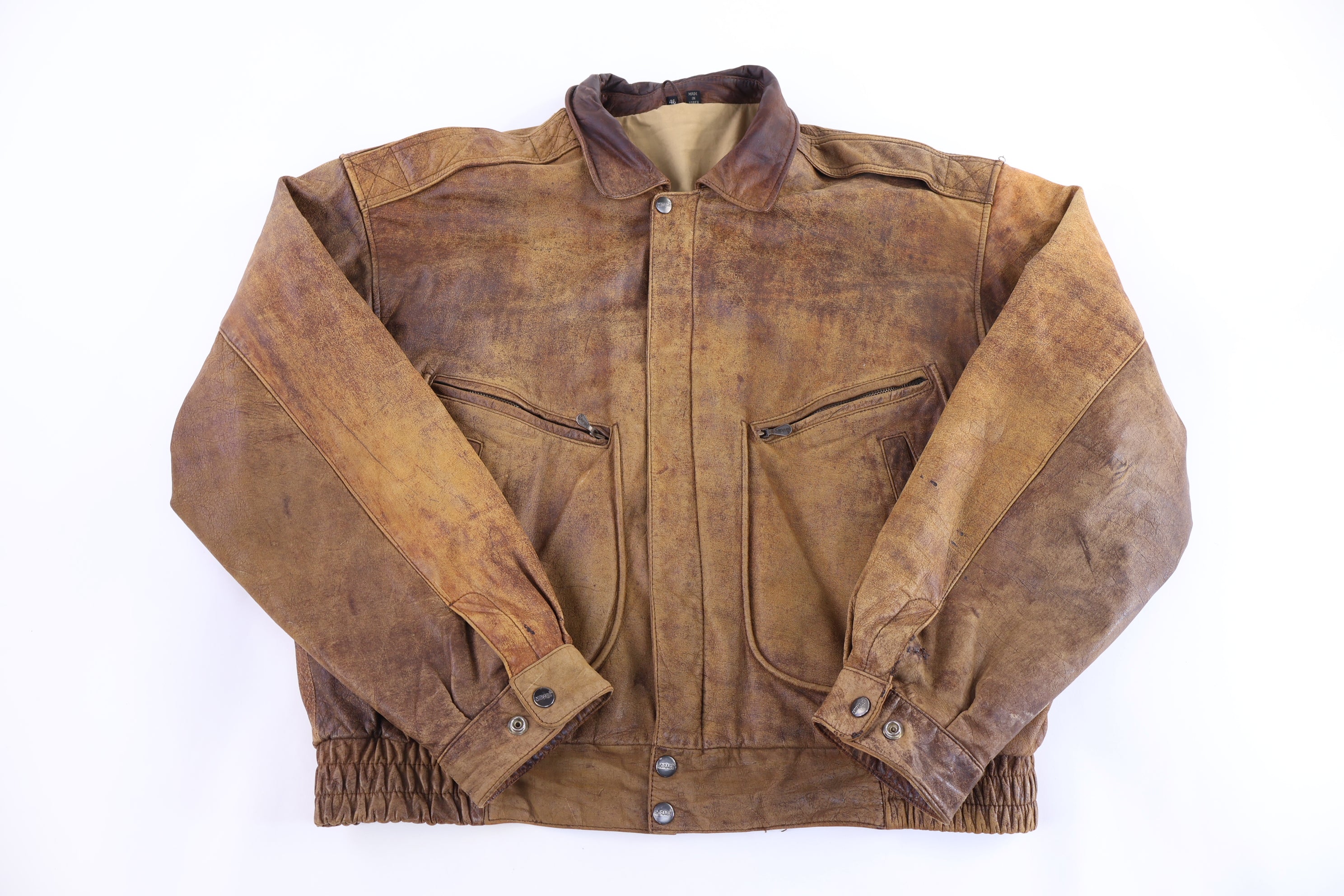 80's Mirage Aviator Full Zip Bomber Jacket