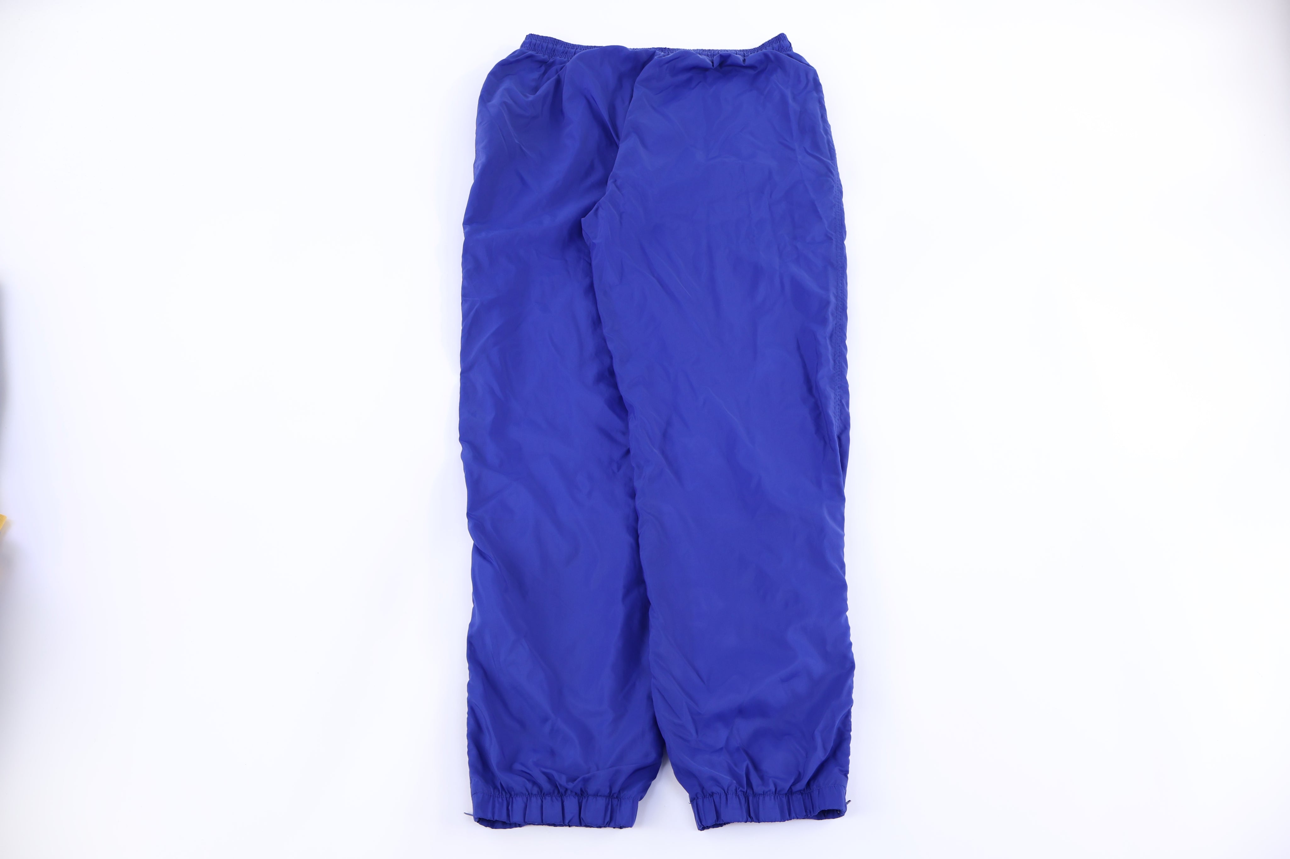 90's Adidas Embroidered Logo Blue Track Pants