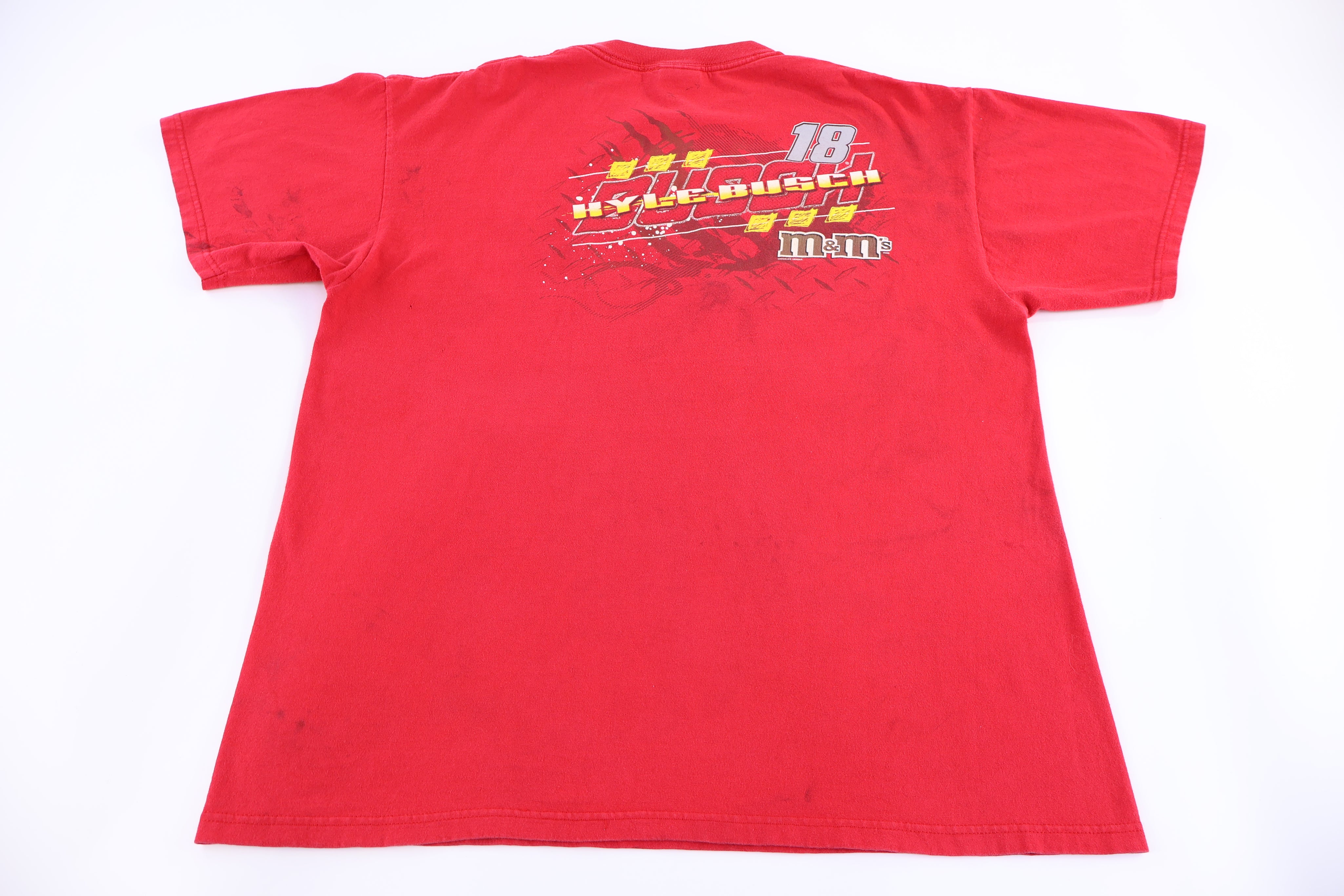 Vintage Nascar Kyle Busch Racing Graphic T-shirt