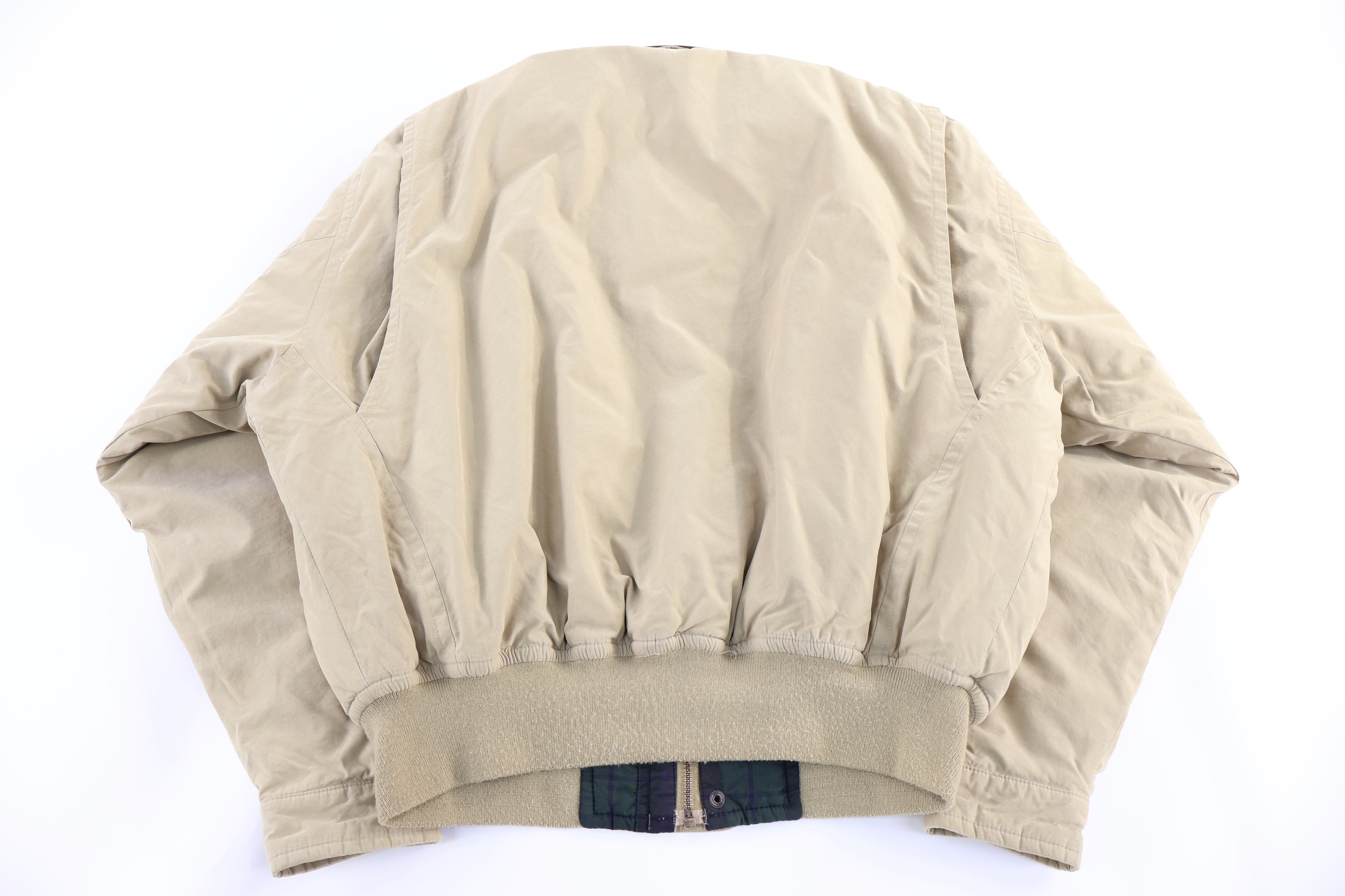 Vintage Nautica Tan Full Zip Jacket
