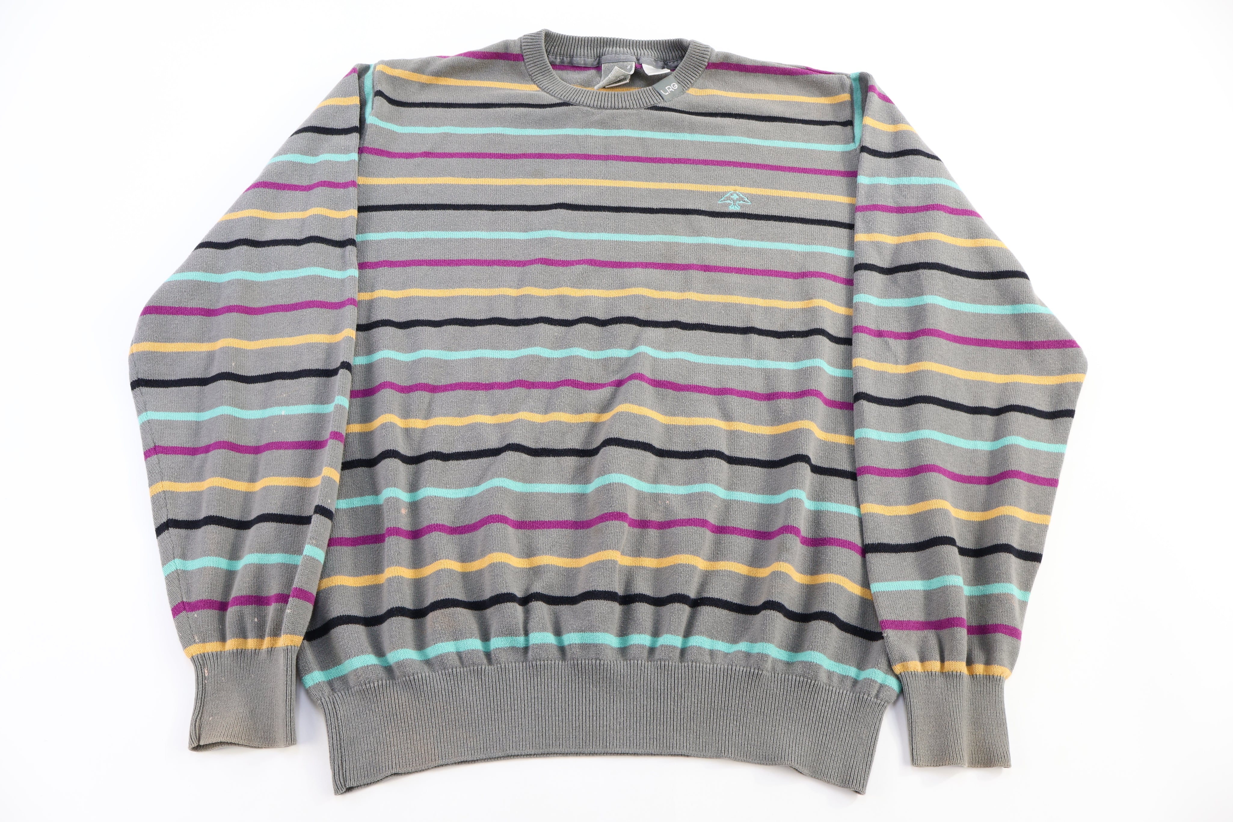 Lifted Research Group Striped Knit Sweater