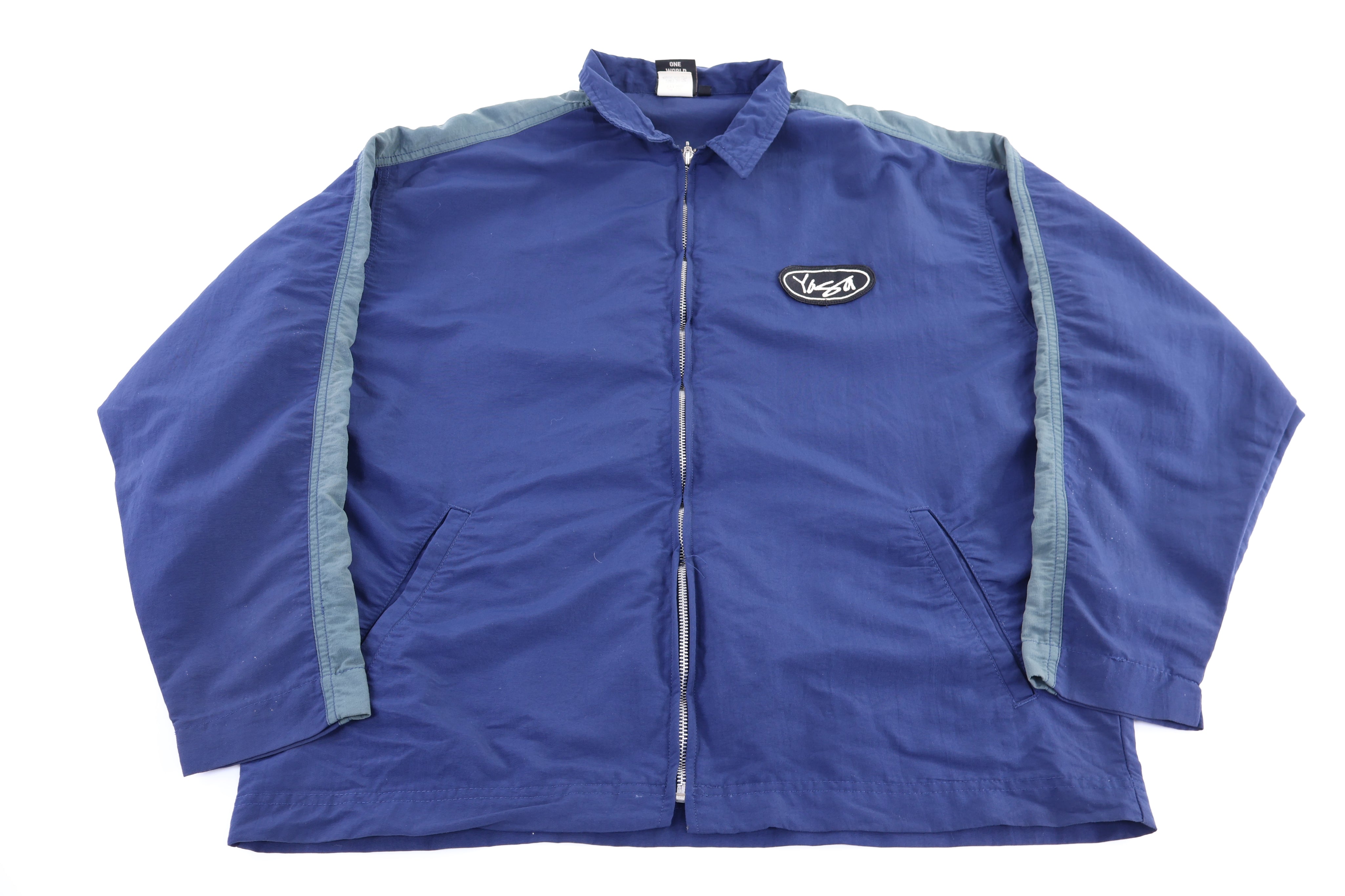 90's Yaga Blue Full Zip Lightweight Jacket