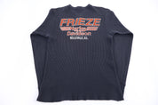 80's Harley Davidson Motorcycles Thermal LS Henley T-shirt
