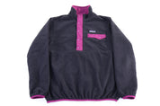 Women's Patagonia Logo Patch Purple & Black Pullover