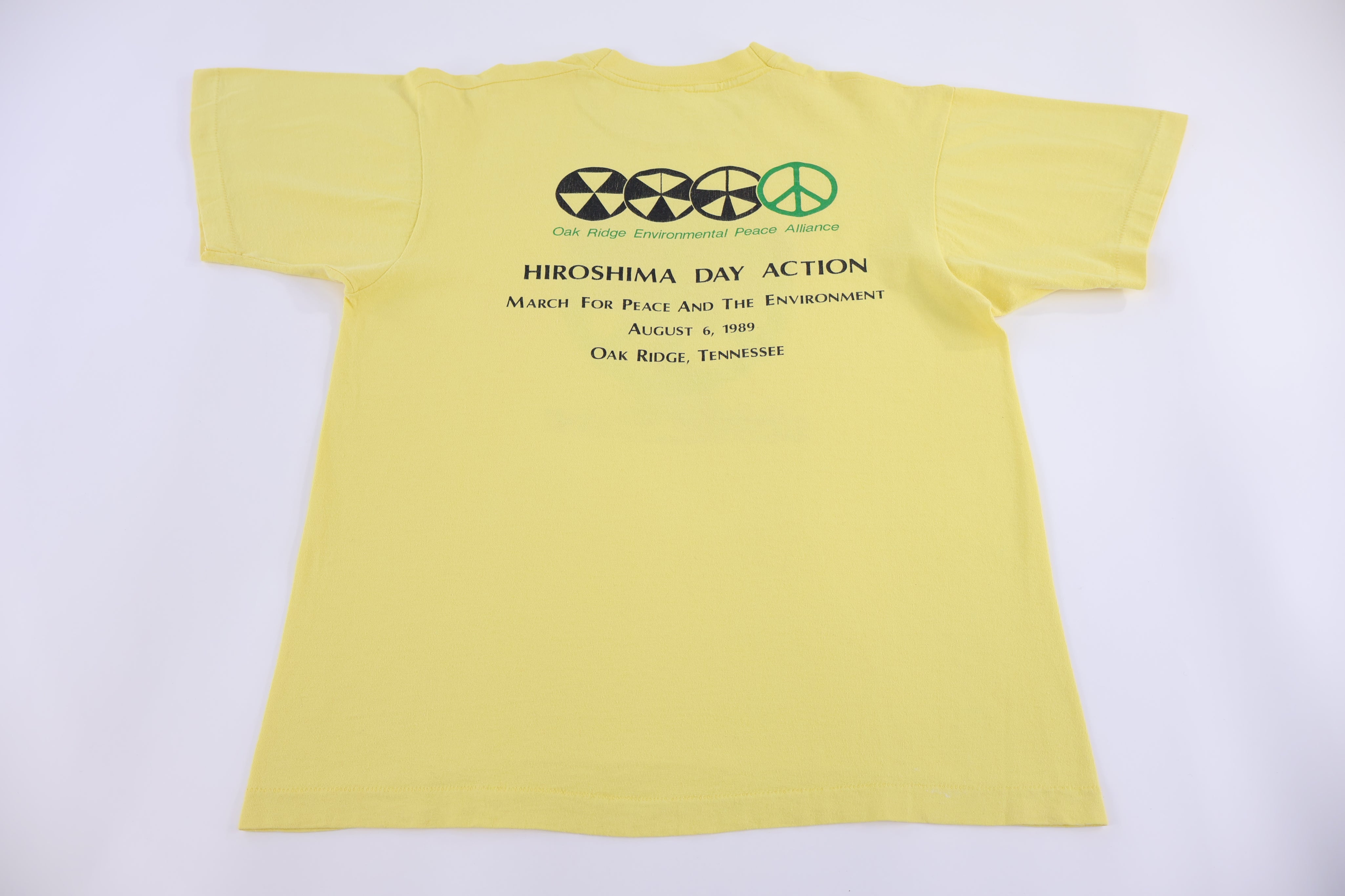 1989 Hiroshima Day Action March For Peace  T-shirt