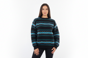 Women's 90's Apparatus Multipatterned Knit Sweater
