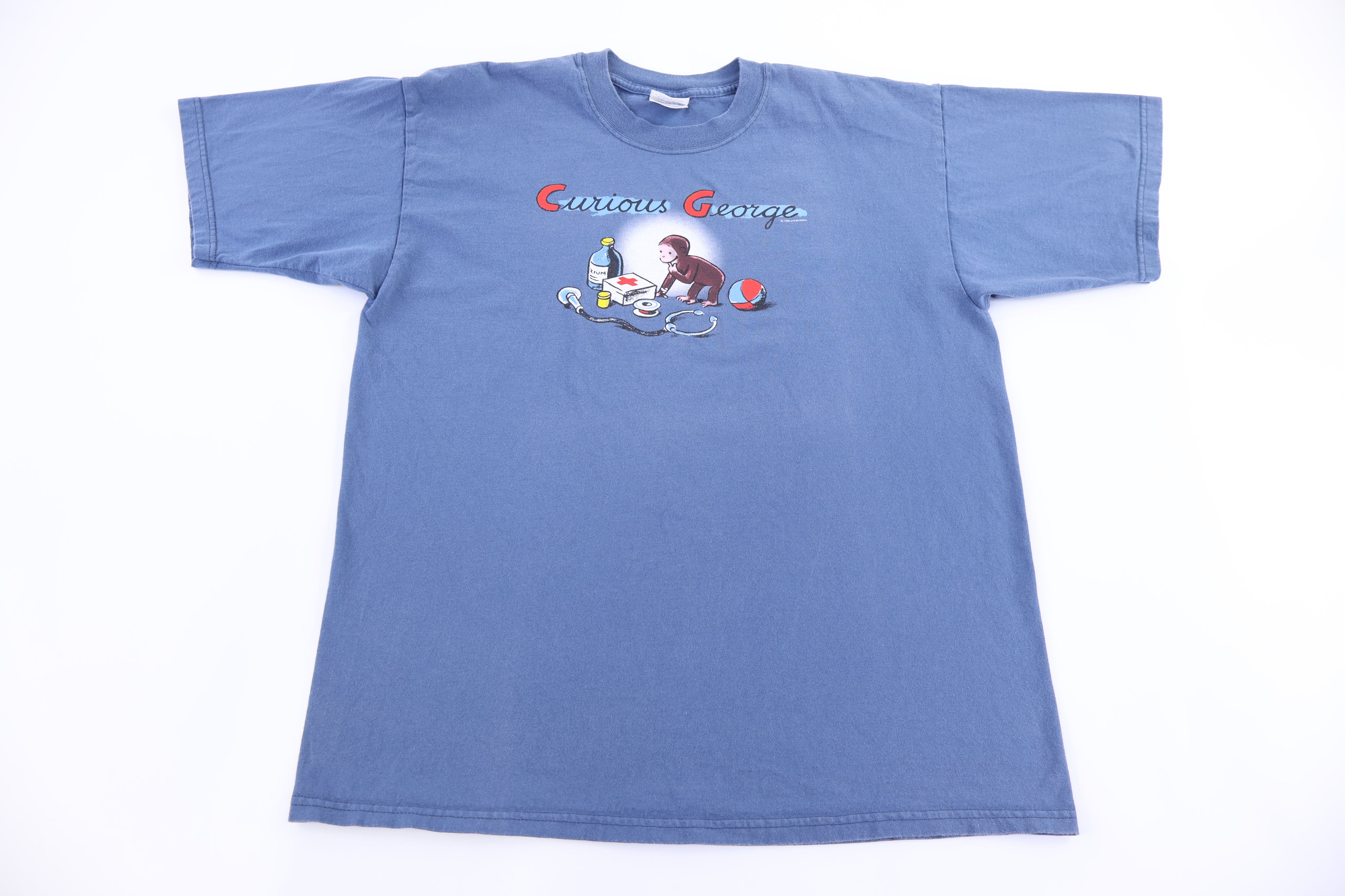 90's Curious George Graphic T-shirt