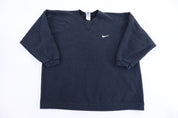 90's Nike Embroidered Logo Black Sweatshirt