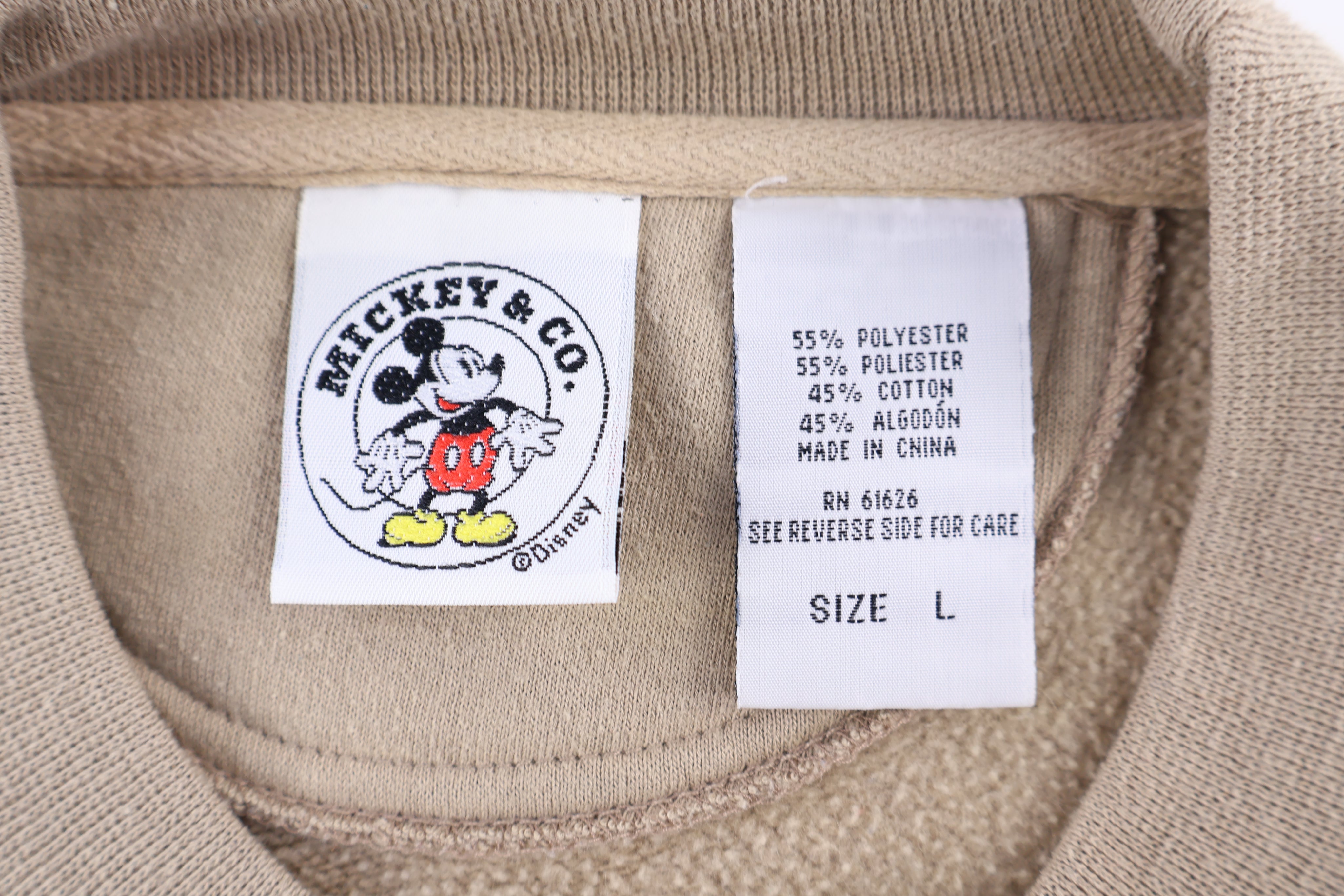 90's Mickey Mouse Embroidered Sweatshirt