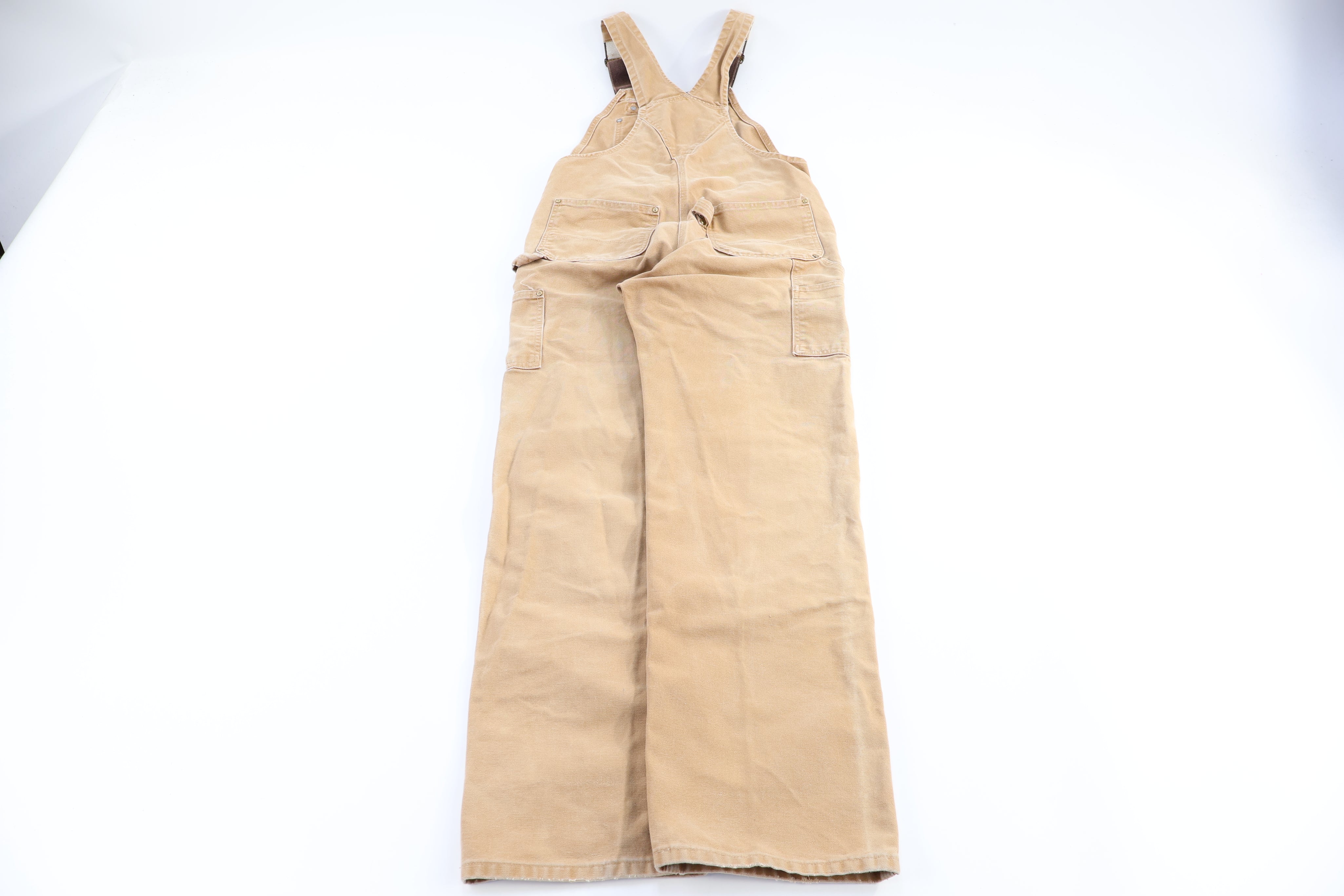 Carhartt Logo Patch Tan Overalls