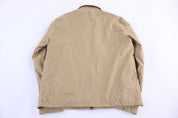 Polo Ralph Lauren Tan Embroidered Logo Full Zip Jacket