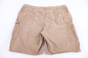 Carhartt Logo Patch Tan Shorts