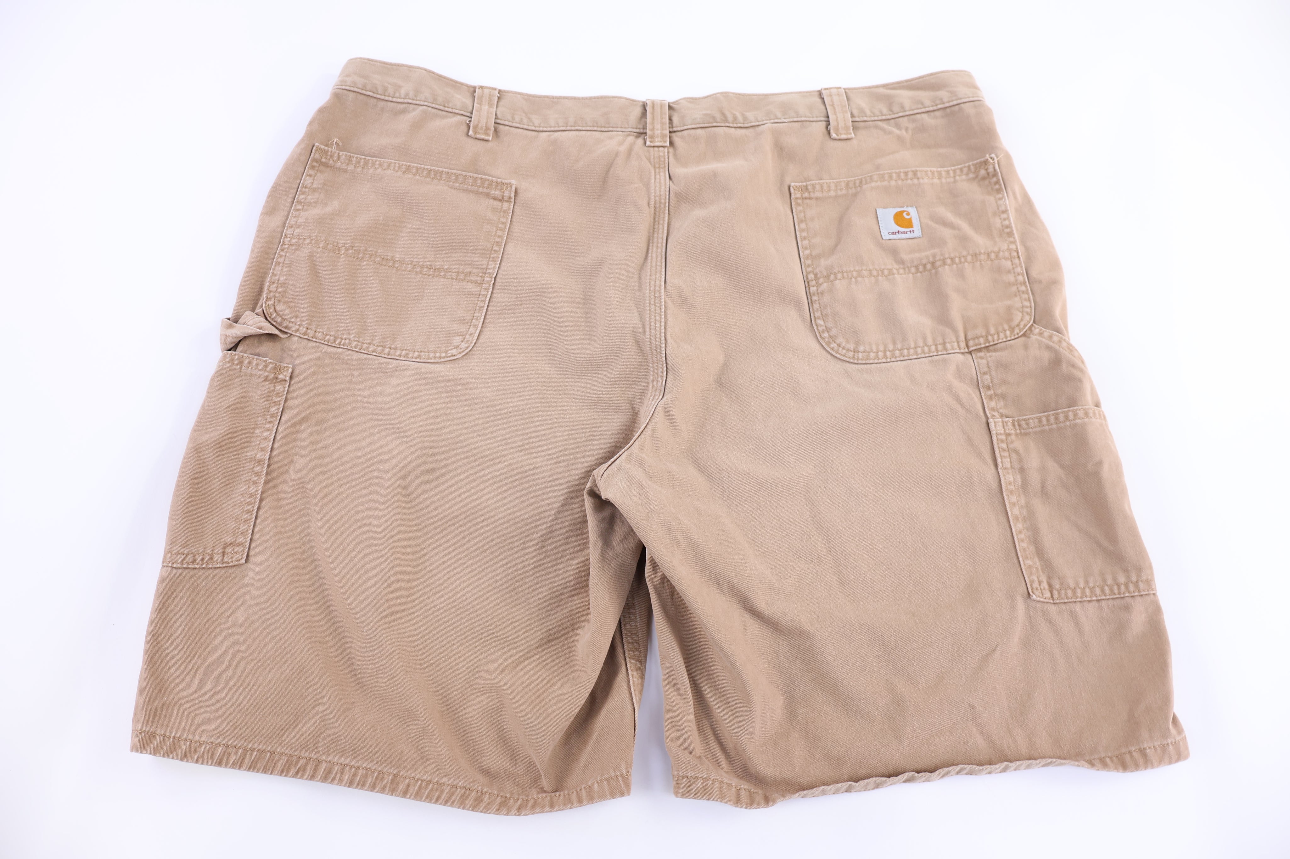 Carhartt Logo Patch Tan Shorts