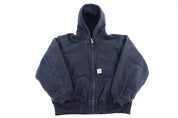 Carhartt Logo Patch Black Full Zip Jacket