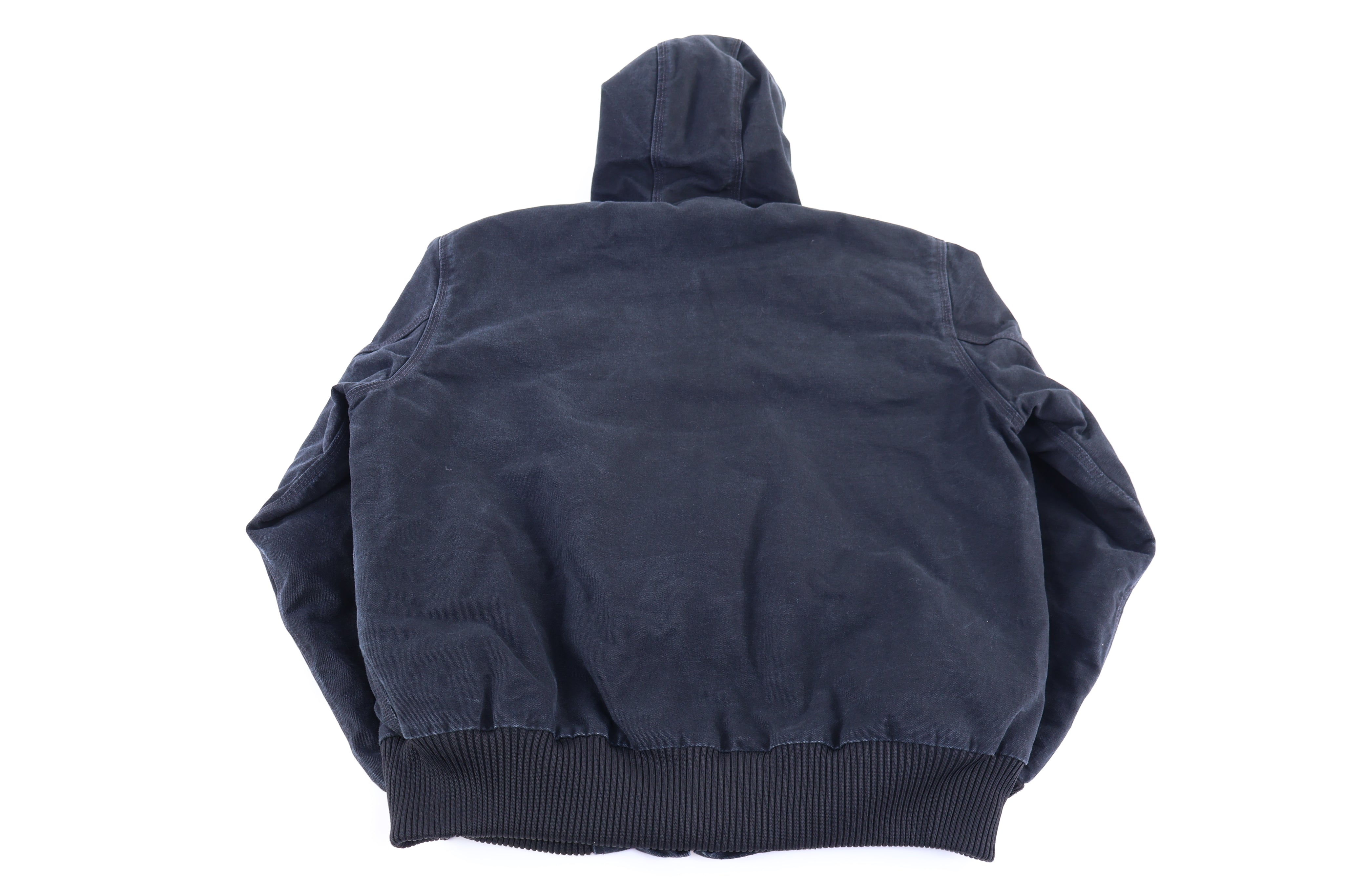 Carhartt Logo Patch Black Full Zip Jacket