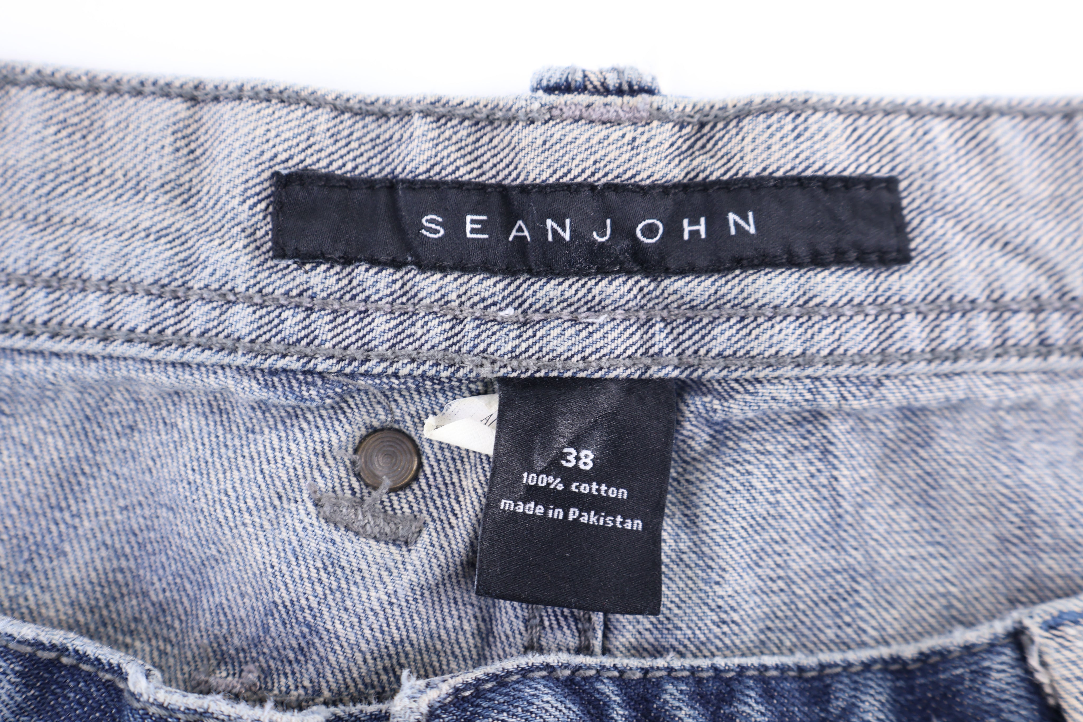 Sean John Dark Wash Denim Shorts
