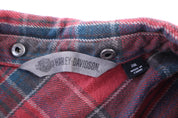 Harley Davidson Motorcycles Plaid LS Button Down