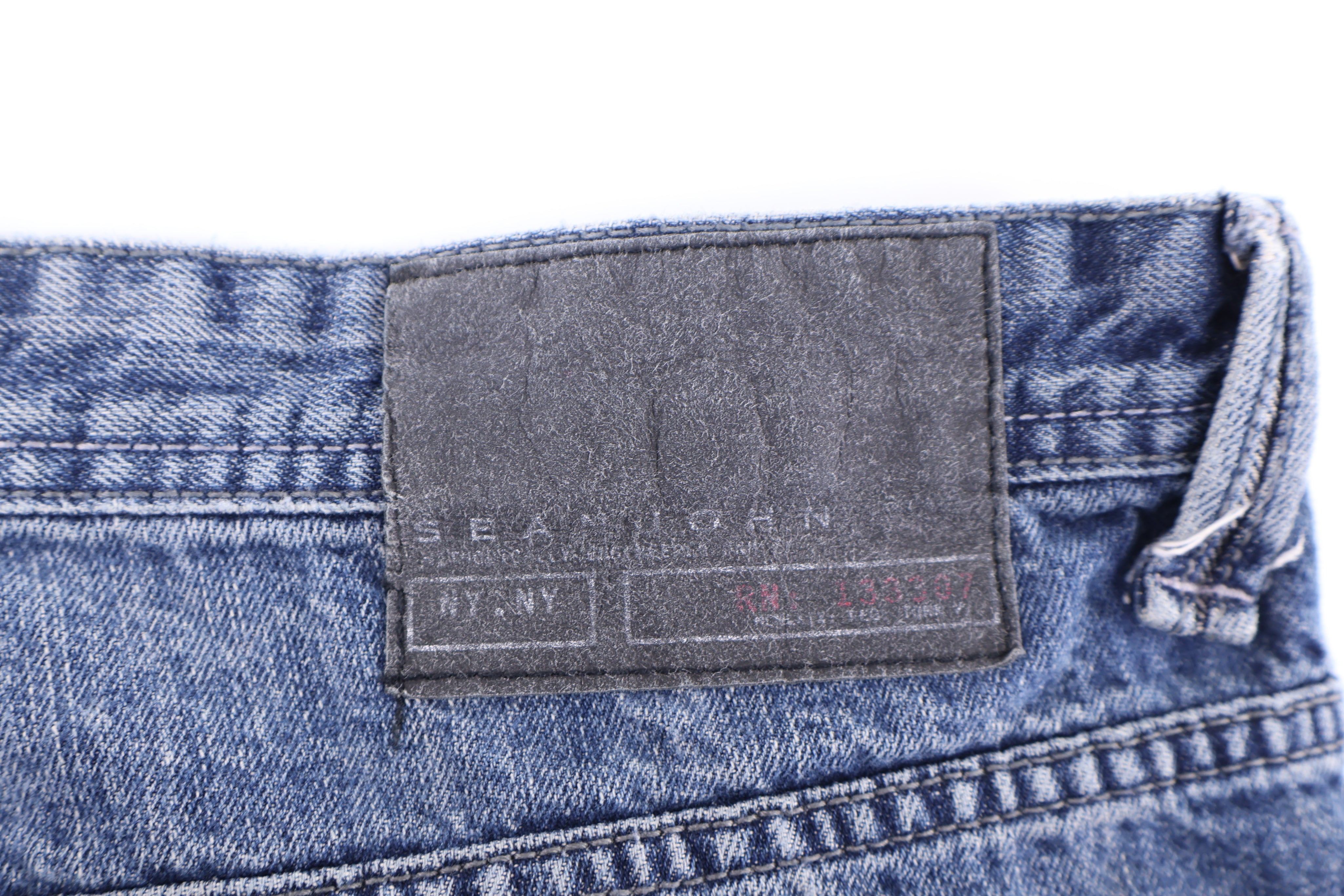 Sean John Dark Wash Denim Shorts