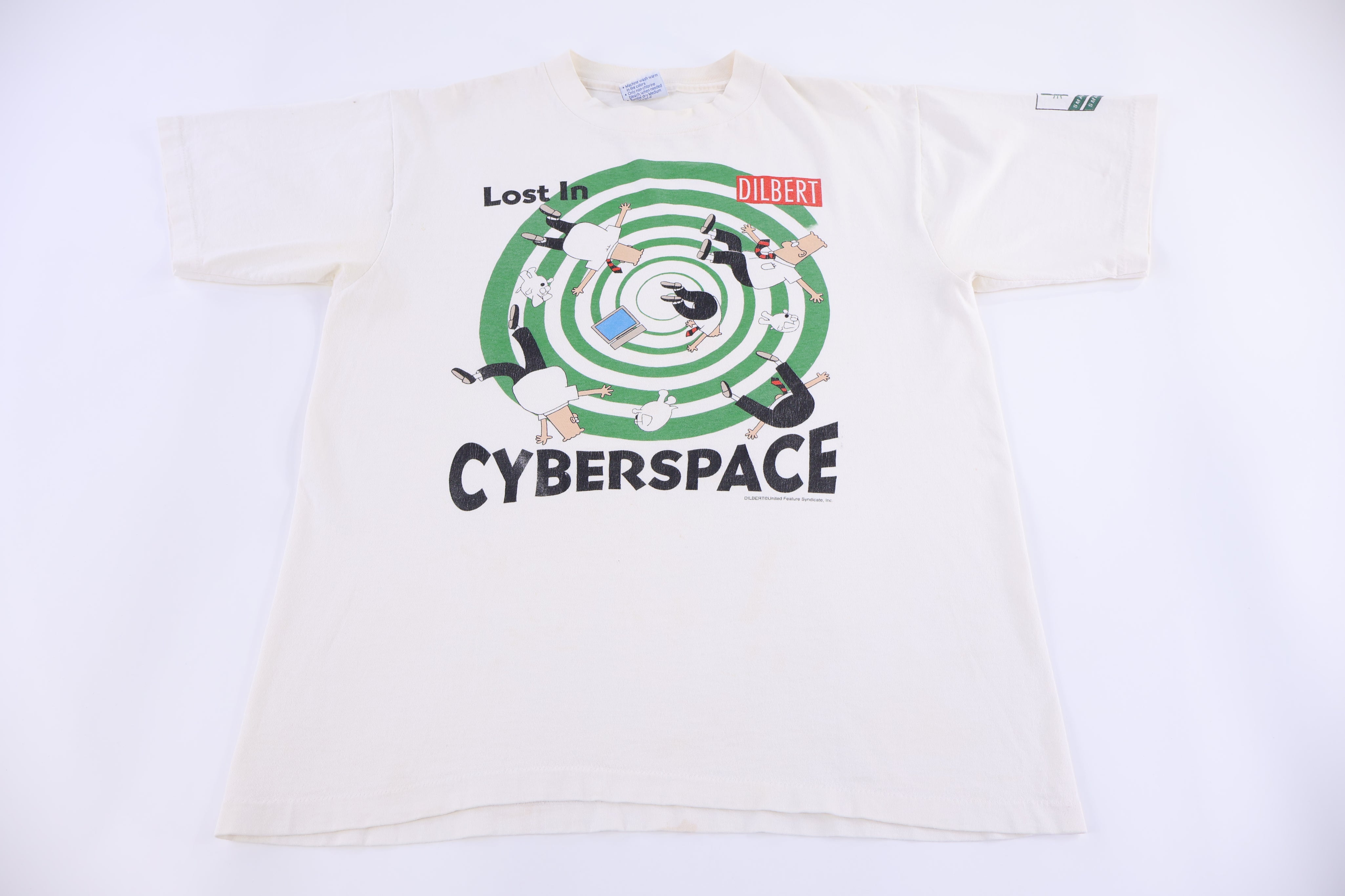 90's Dilbert Lose In Cyberspace T-shirt