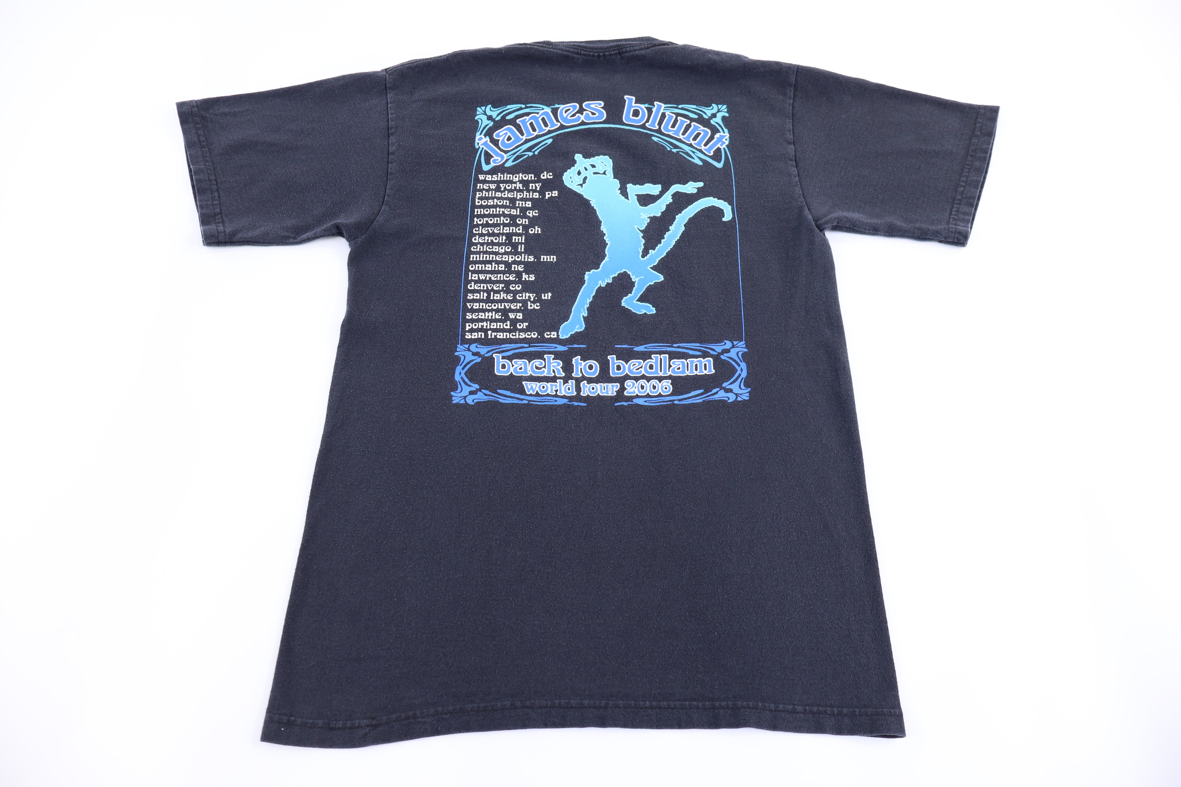 2006 James Blunt Back To Bedlam World Tour T-shirt