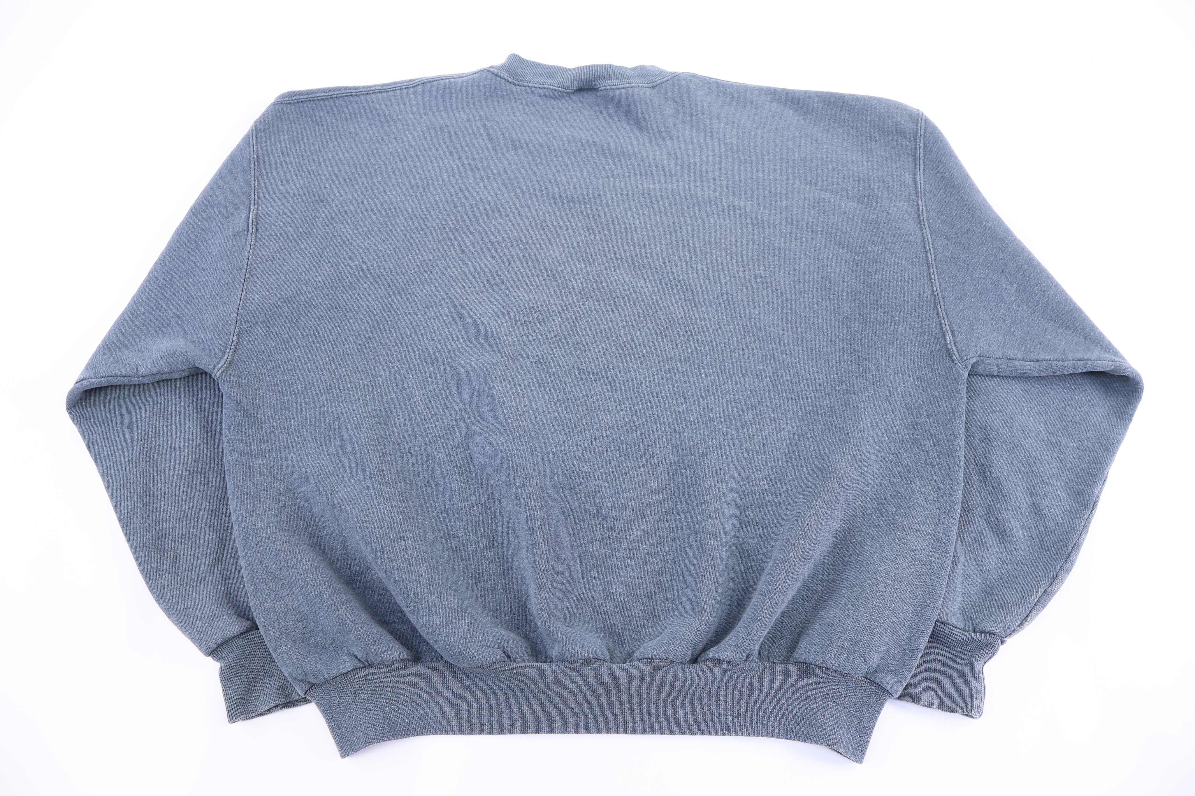 90's Russell Athletic Blue Blank Sweatshirt