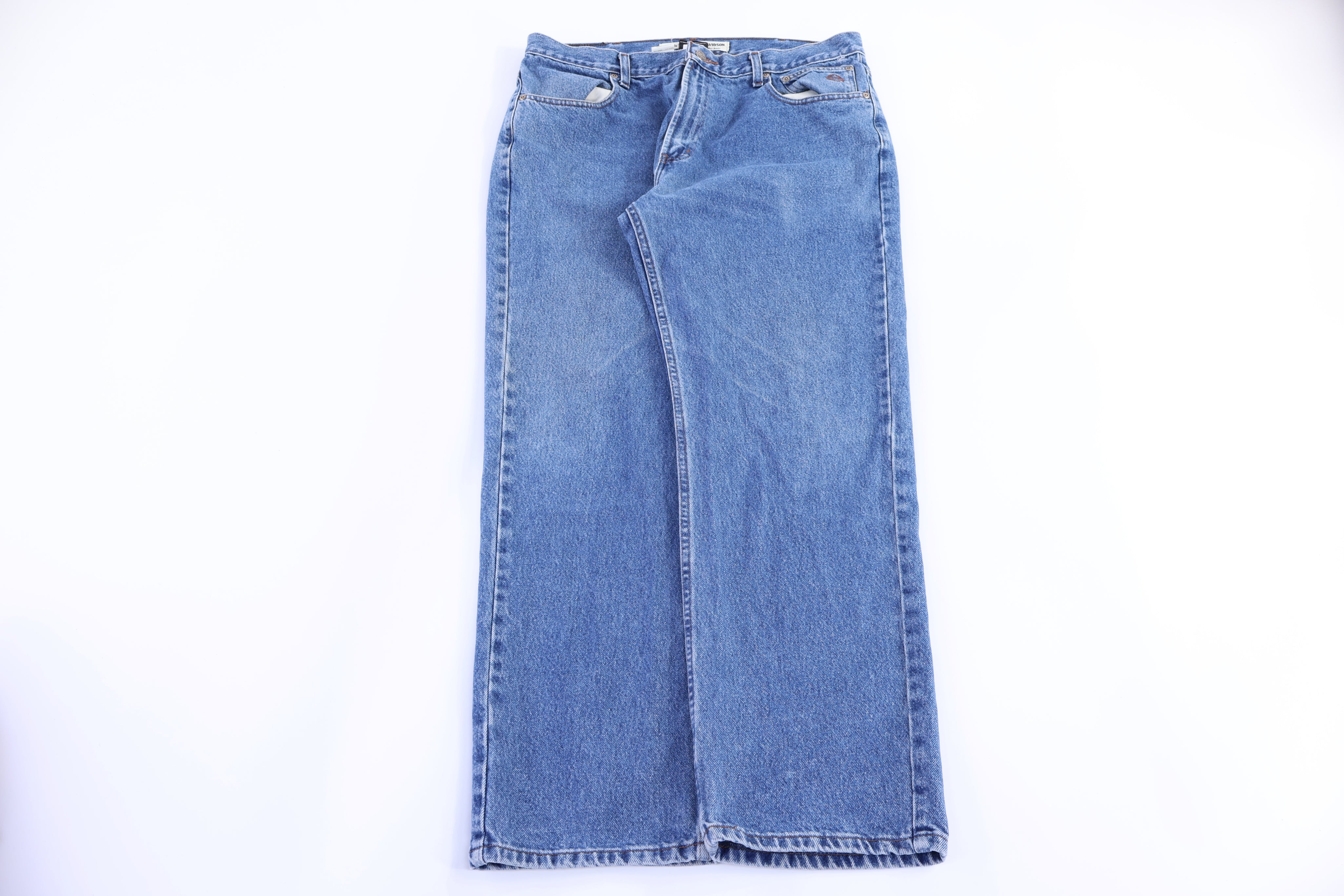 Harley Davidson Motorcycles Medium Wash Denim Jeans