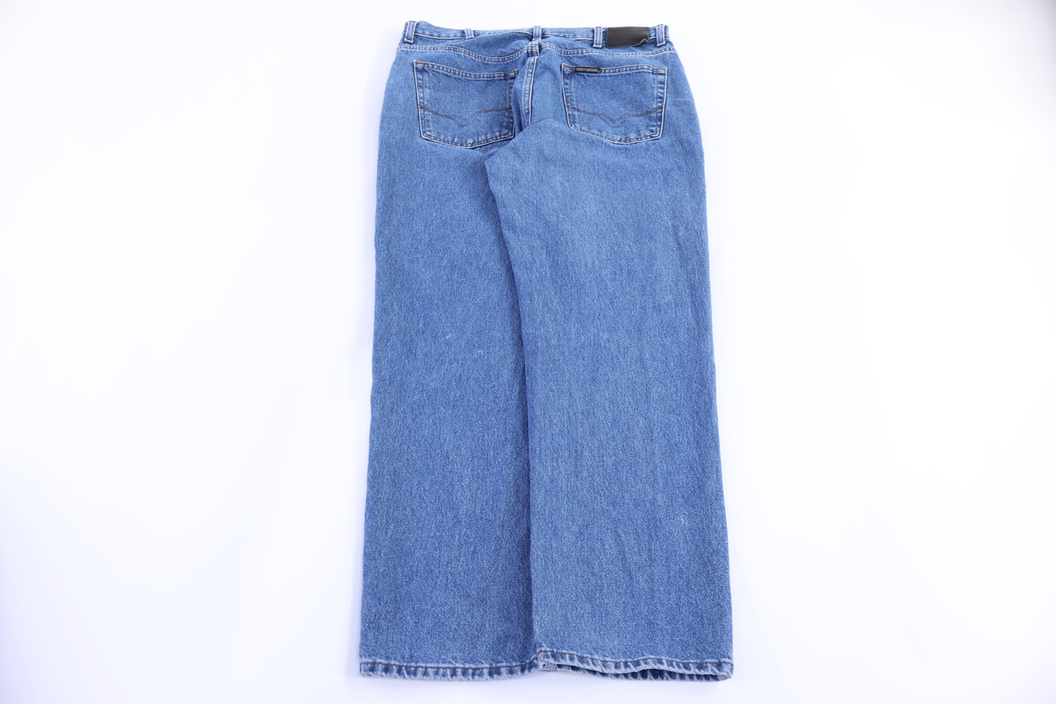 Harley Davidson Motorcycles Medium Wash Denim Jeans