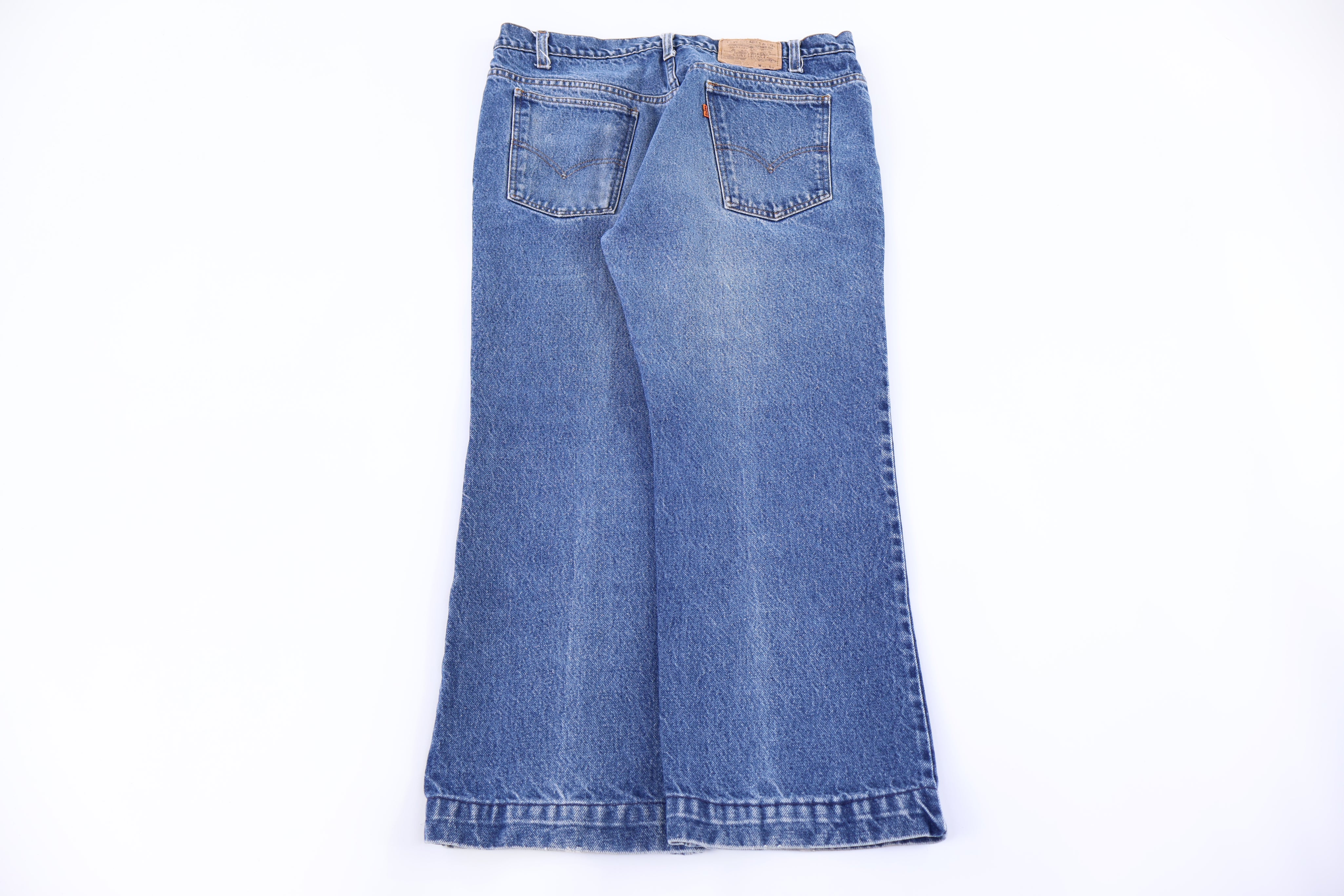 90's Levi's 517 Orange Tab Dark Wash Denim Jeans