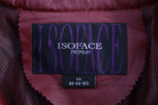 Women's Vintage Isoface Red Leather Jacket