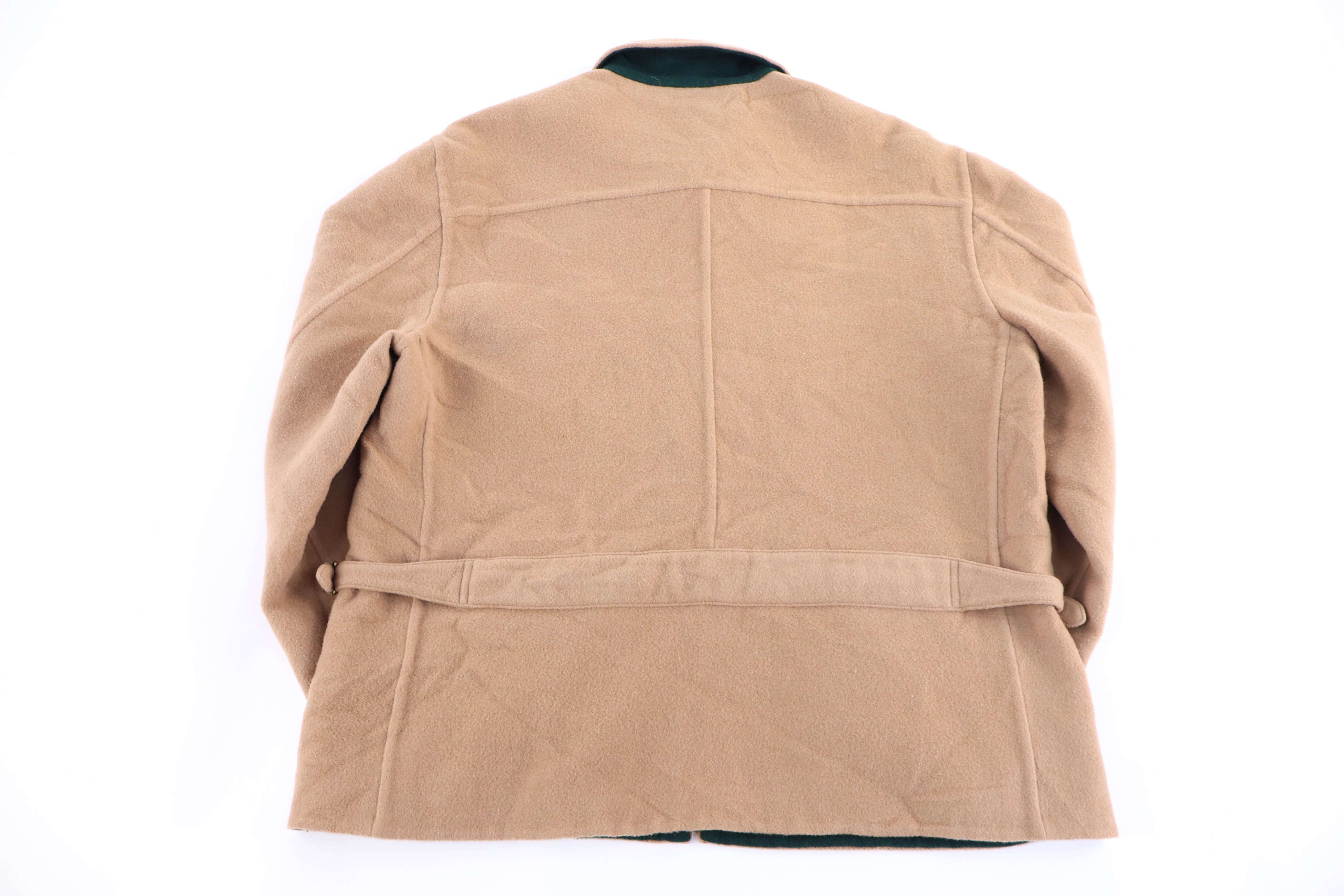 Polo by Ralph Lauren Tan Wool Full Zip Jacket