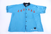 Vintage Disney Mickey Mouse Pro Bowler Button Down