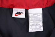 90's Nike Embroidered Logo Red & Black Full Zip Jacket