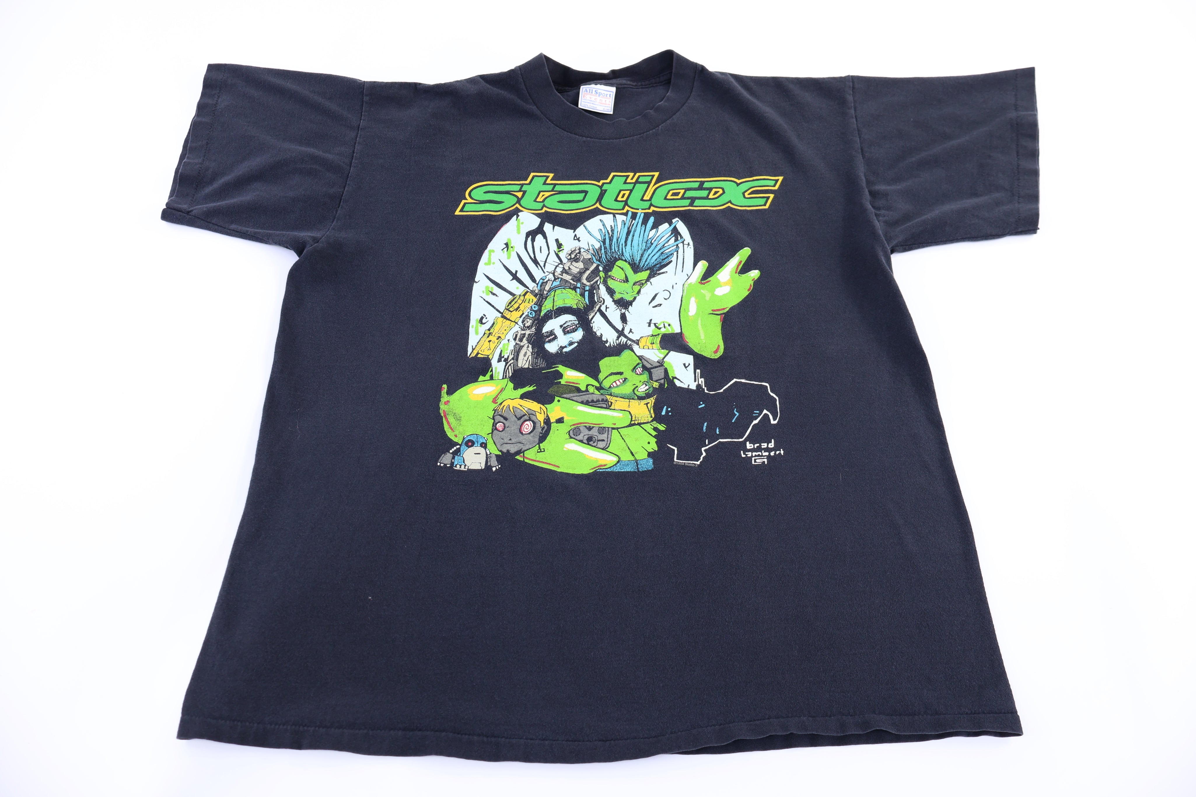 1998 Static-X Grind On It Band T-shirt